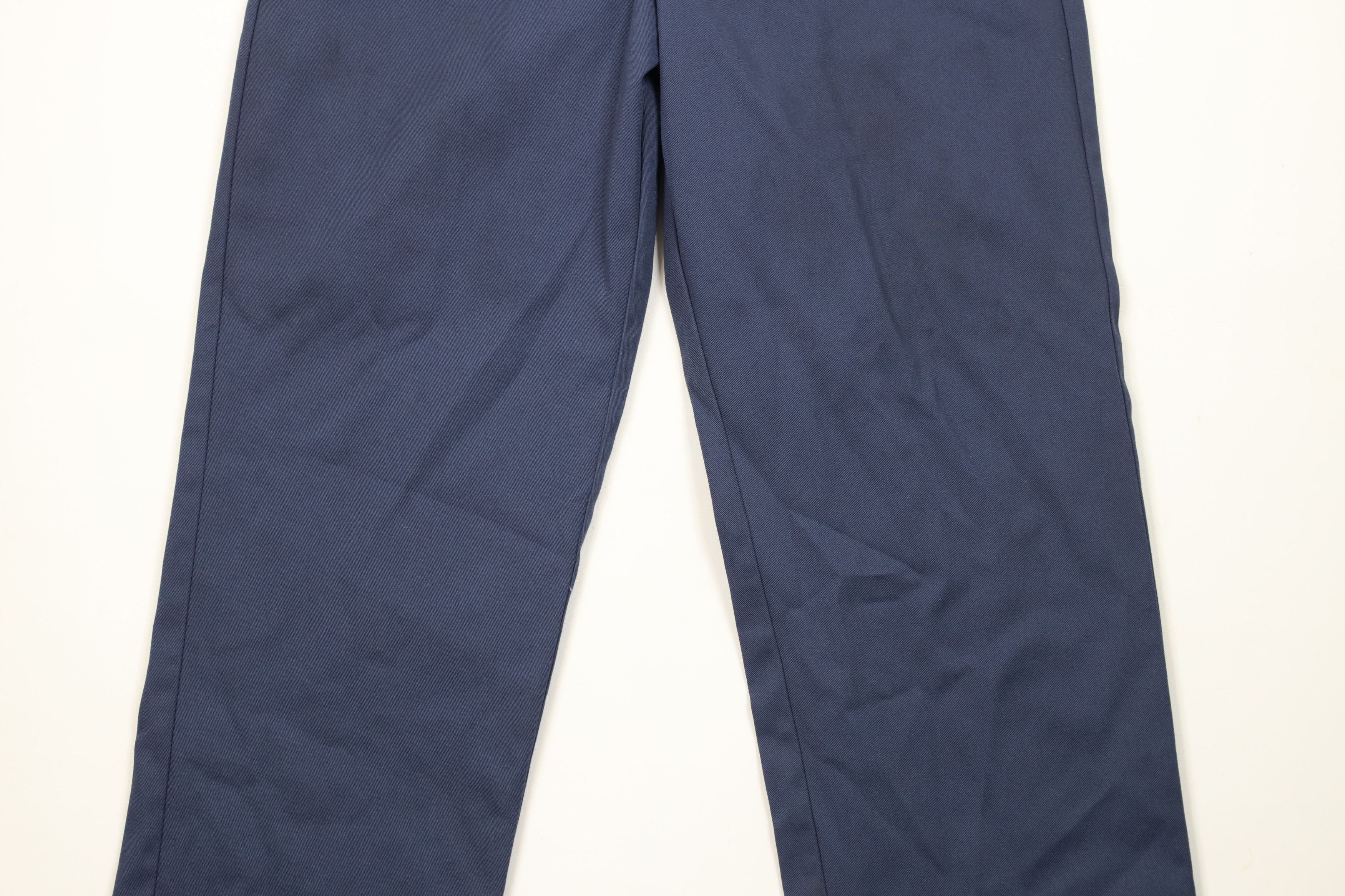 Dickies × Vintage Vintage Y2K Dickies Spell Out Workwear Wide Leg Pants Blue Size US 38 / EU 54 - 3 Thumbnail