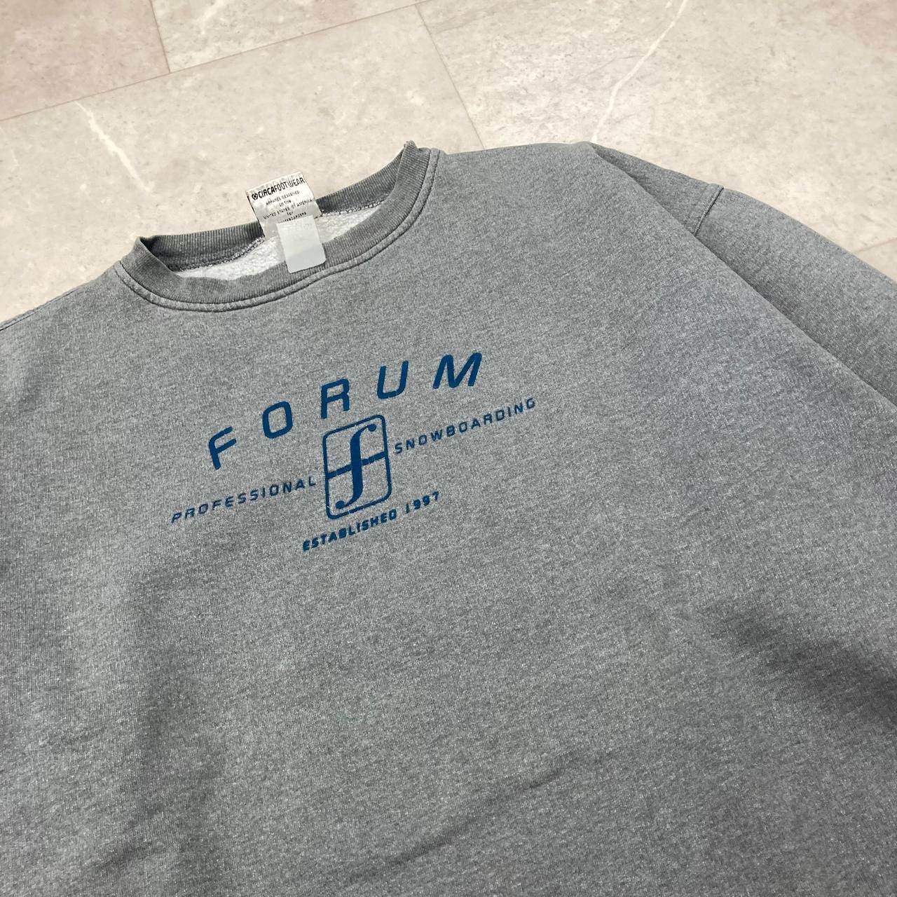 C1RCA Vintage Forum Snowboards Boxy Oversized Sweatshirt Size US M / EU 48-50 / 2 - 2 Thumbnail