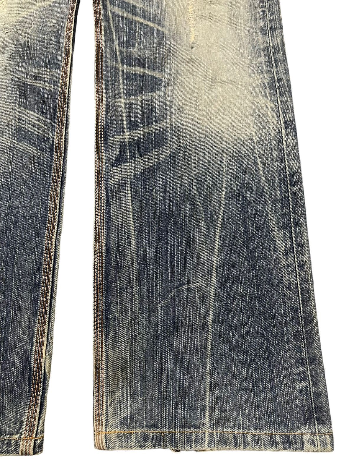 Edwin Edwin XV Exclusive Vintage Blue Wash Distressed Baggy Jeans Size US 32 / EU 48 - 6 Thumbnail