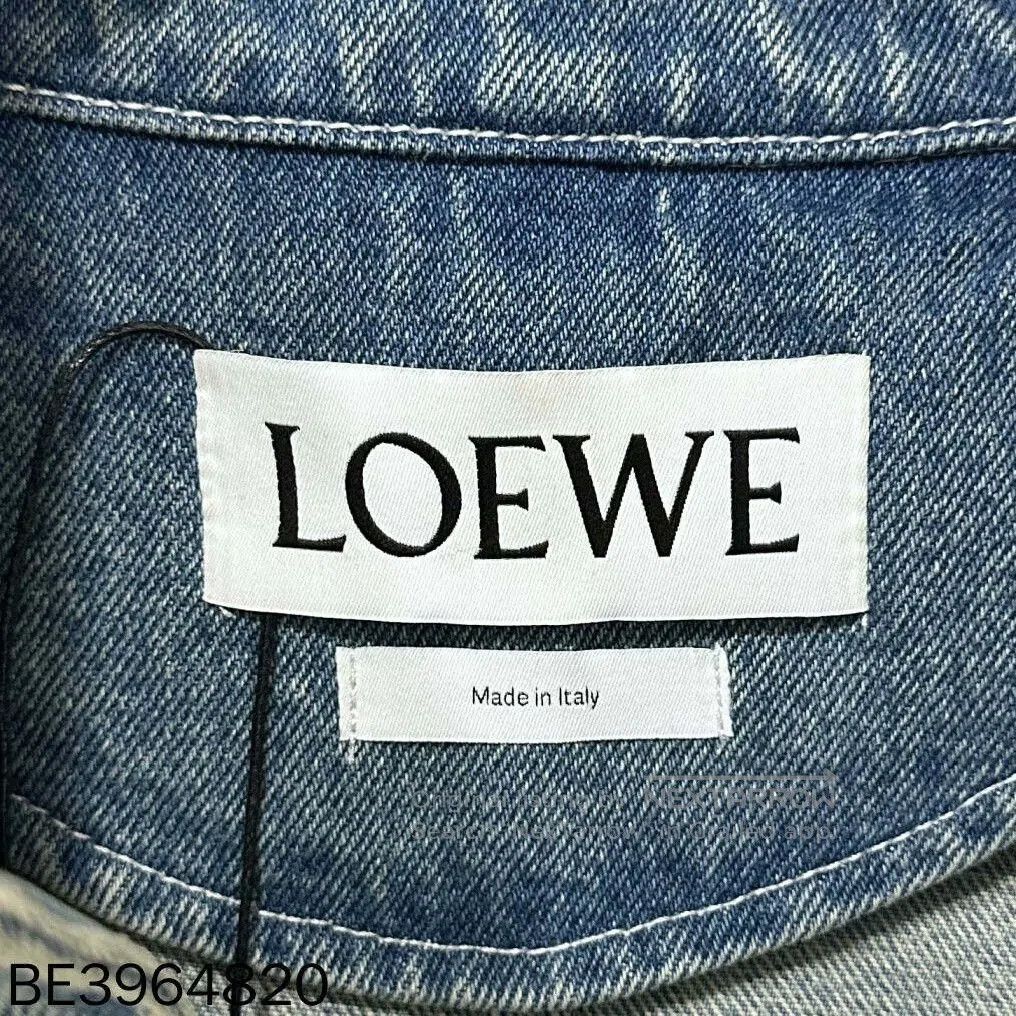 Loewe LOEWE Washed Denim Jacket. Size XXS / US 00 / IT 34 - 5 Thumbnail