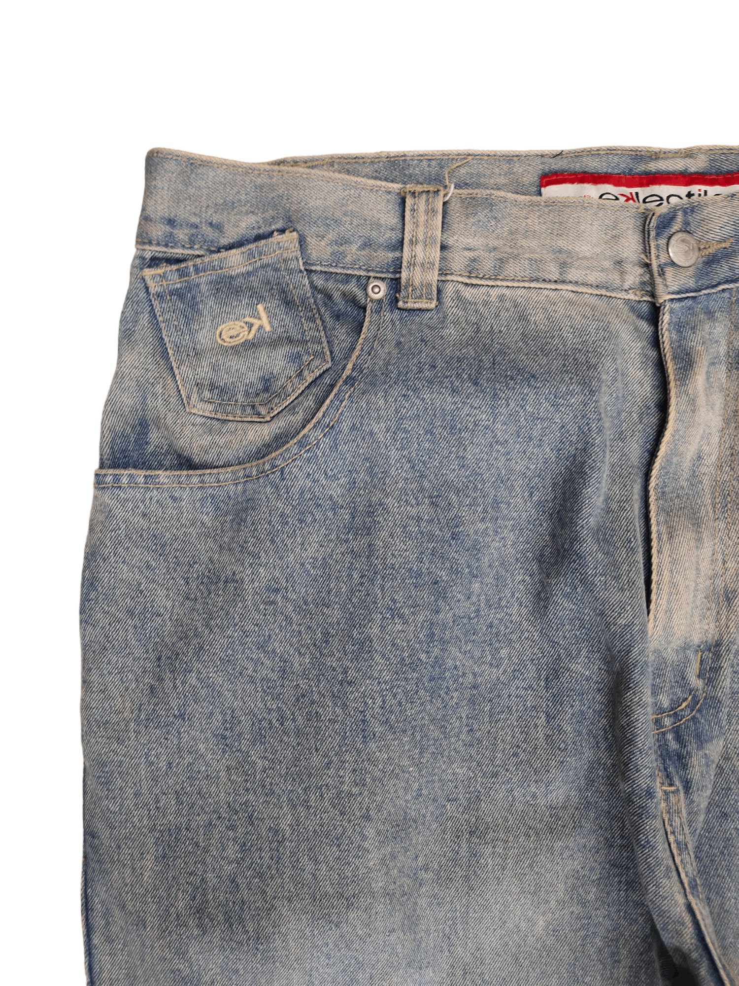 Ecko Unltd. Baggy Jeans Eklectik Genes Sand Wash Wide Leg Jeans Y2k Jnco Size US 38 / EU 54 - 12 Thumbnail