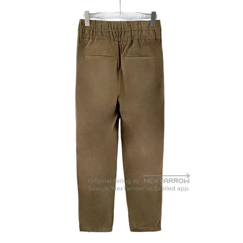 Brunello Cucinelli Brunello Cucinelli Brown Leather Casual Pants. Size US 36 / EU 52 - 2 Thumbnail