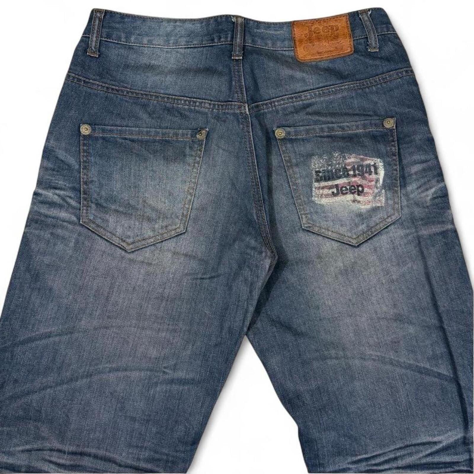Jeep Vintage jeep dirty shade denim jeans Size 30" / US 8 / IT 44 - 3 Thumbnail