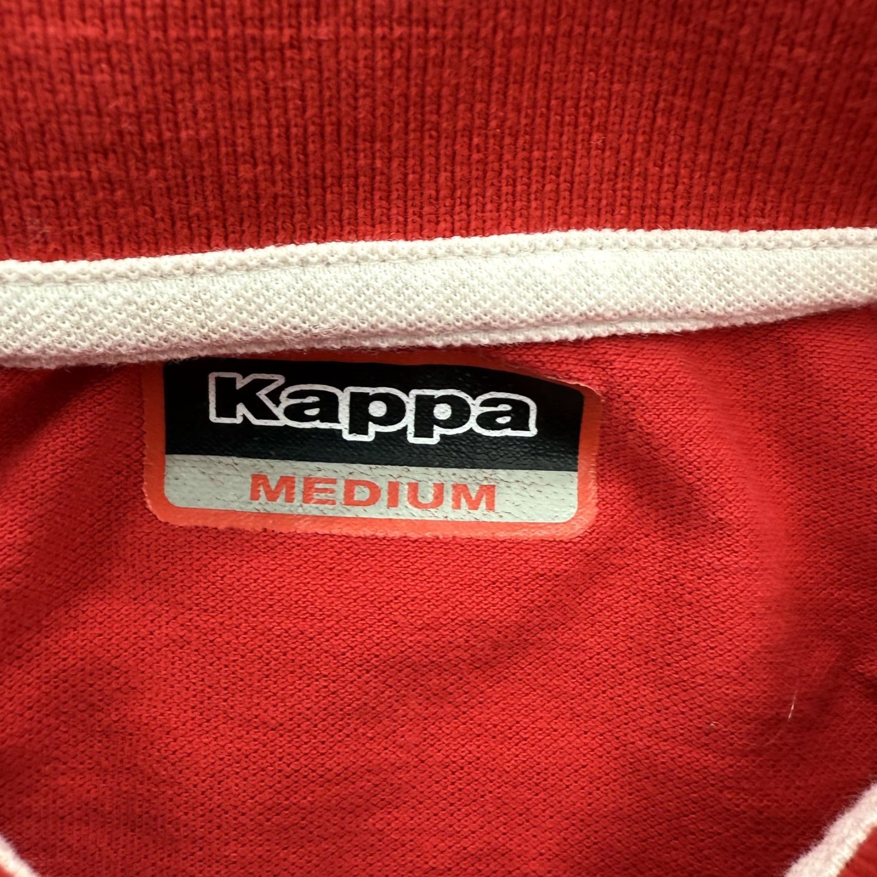 Kappa Kappa Polo Shirt Mens M Short Sleeve Red Collar Tennis Casual Classic Size US M / EU 48-50 / 2 - 3 Thumbnail