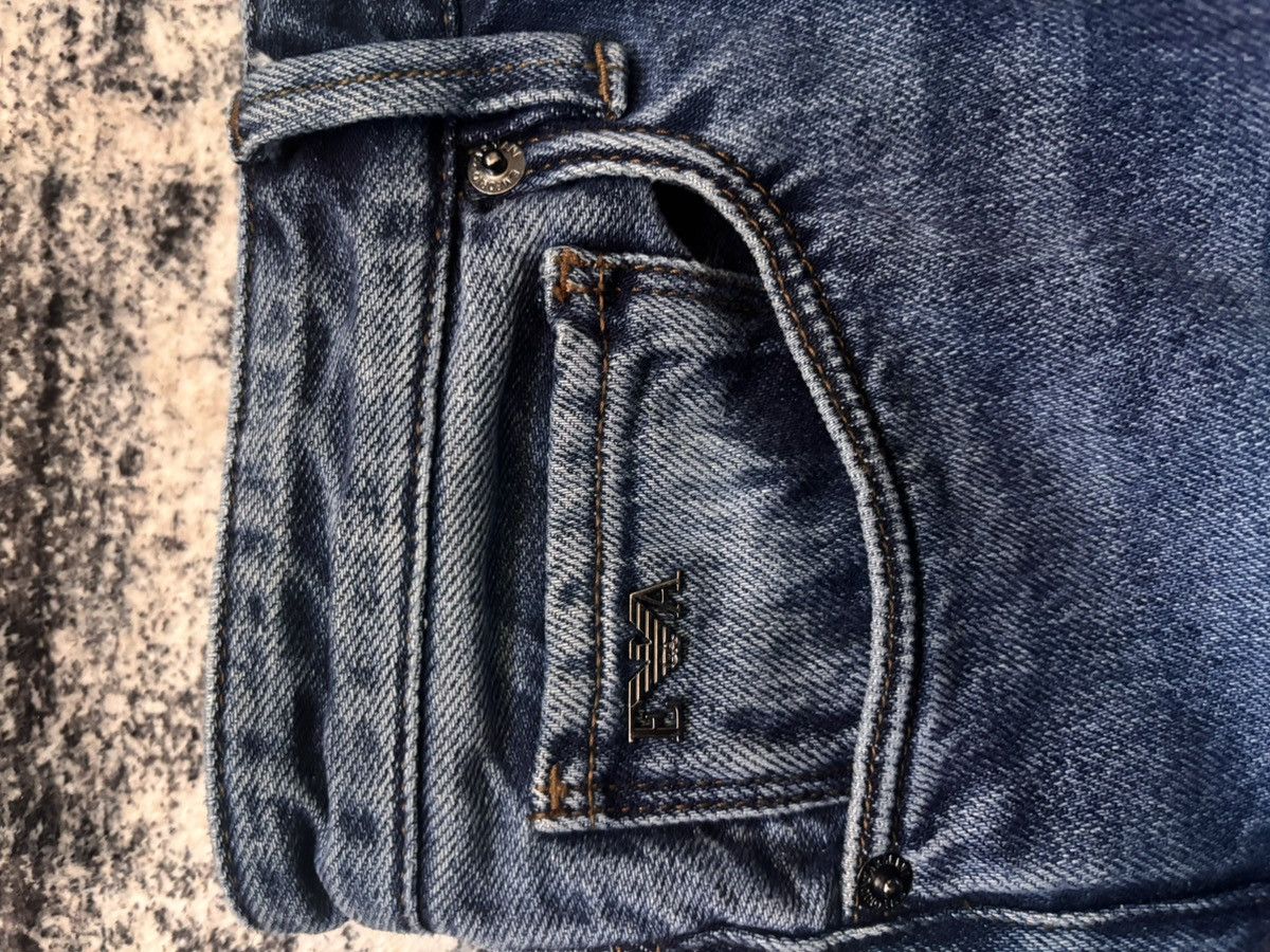 Emporio Armani Emporio Armani Blue Five-Pocket Jeans Size US 28 / EU 44 - 4 Thumbnail