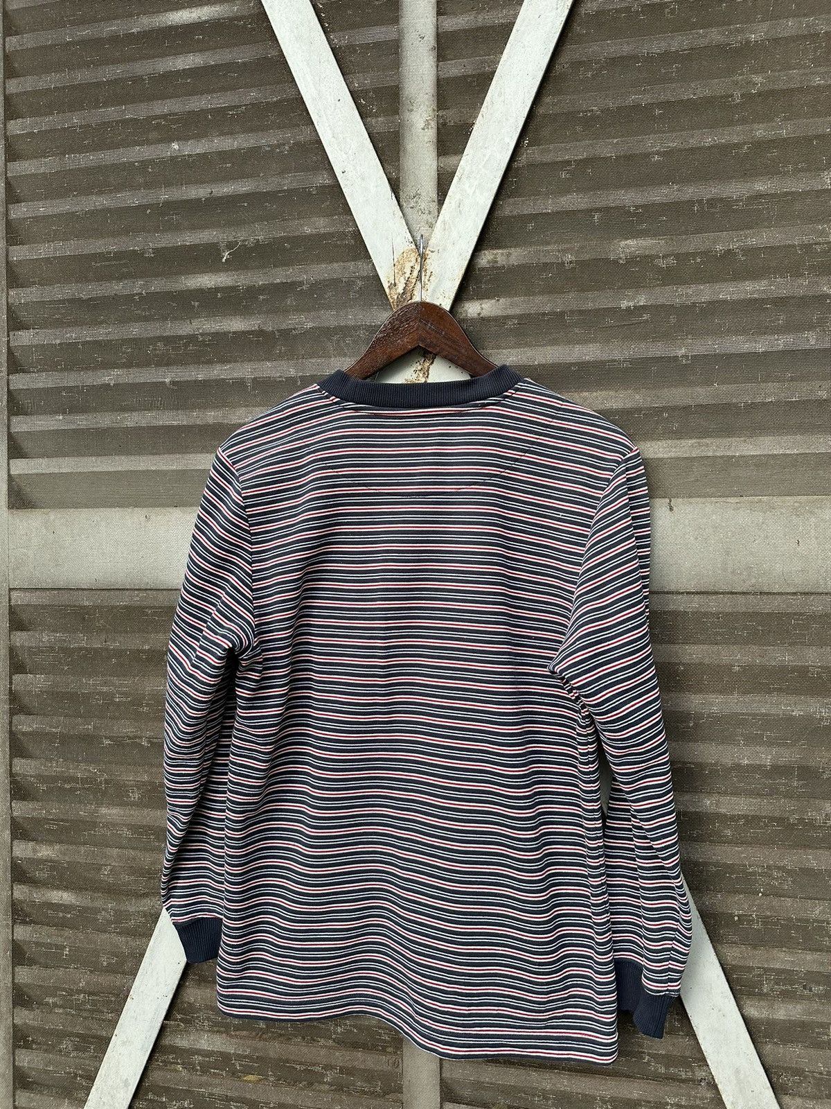 Edwin 👹EDWIN STRIPED BLANKET LINED CREWNECK Size US M / EU 48-50 / 2 - 7 Thumbnail
