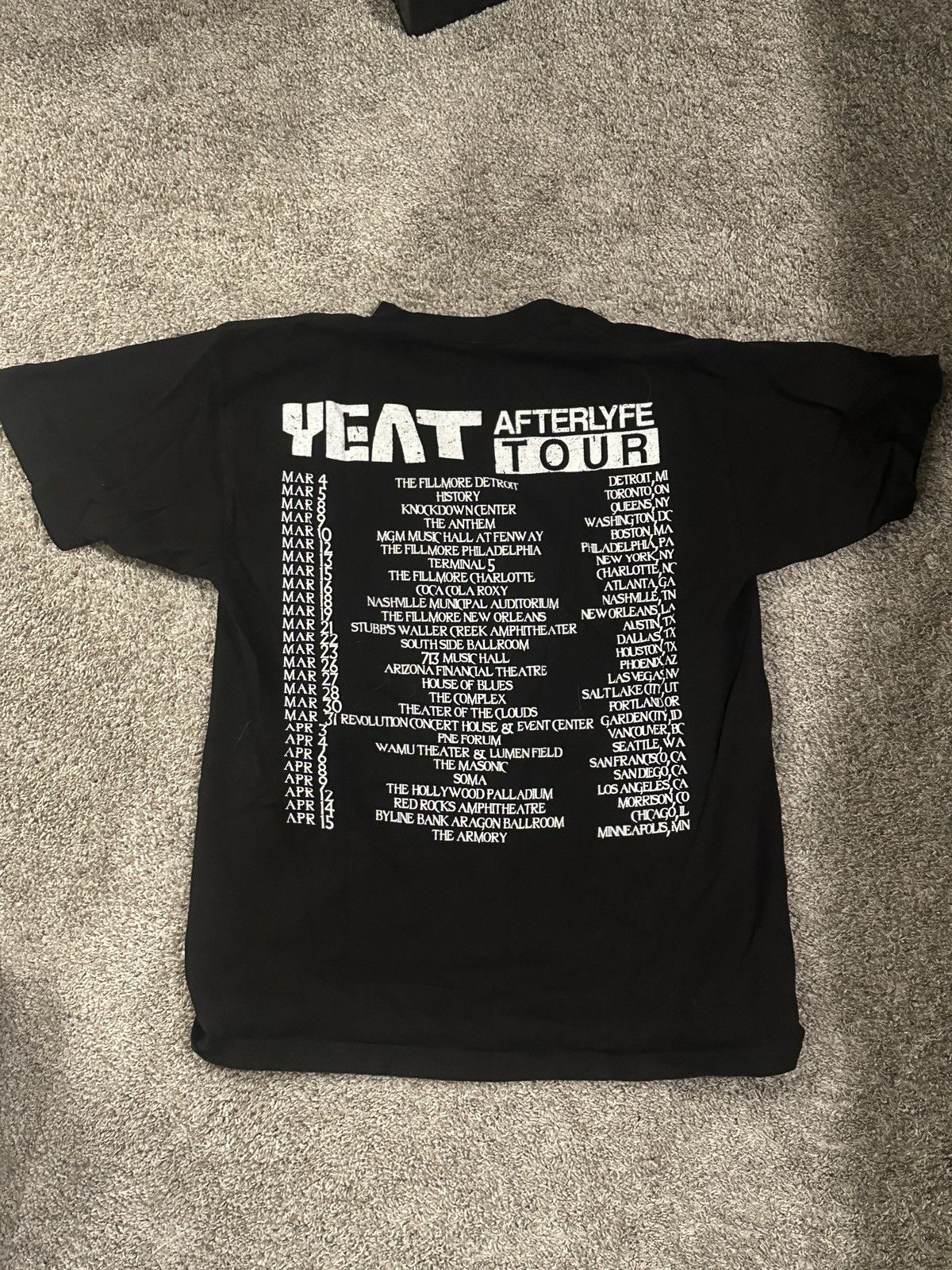 Yeat Yeat Afterlyfe Tour Merch Size US L / EU 52-54 / 3 - 2 Thumbnail