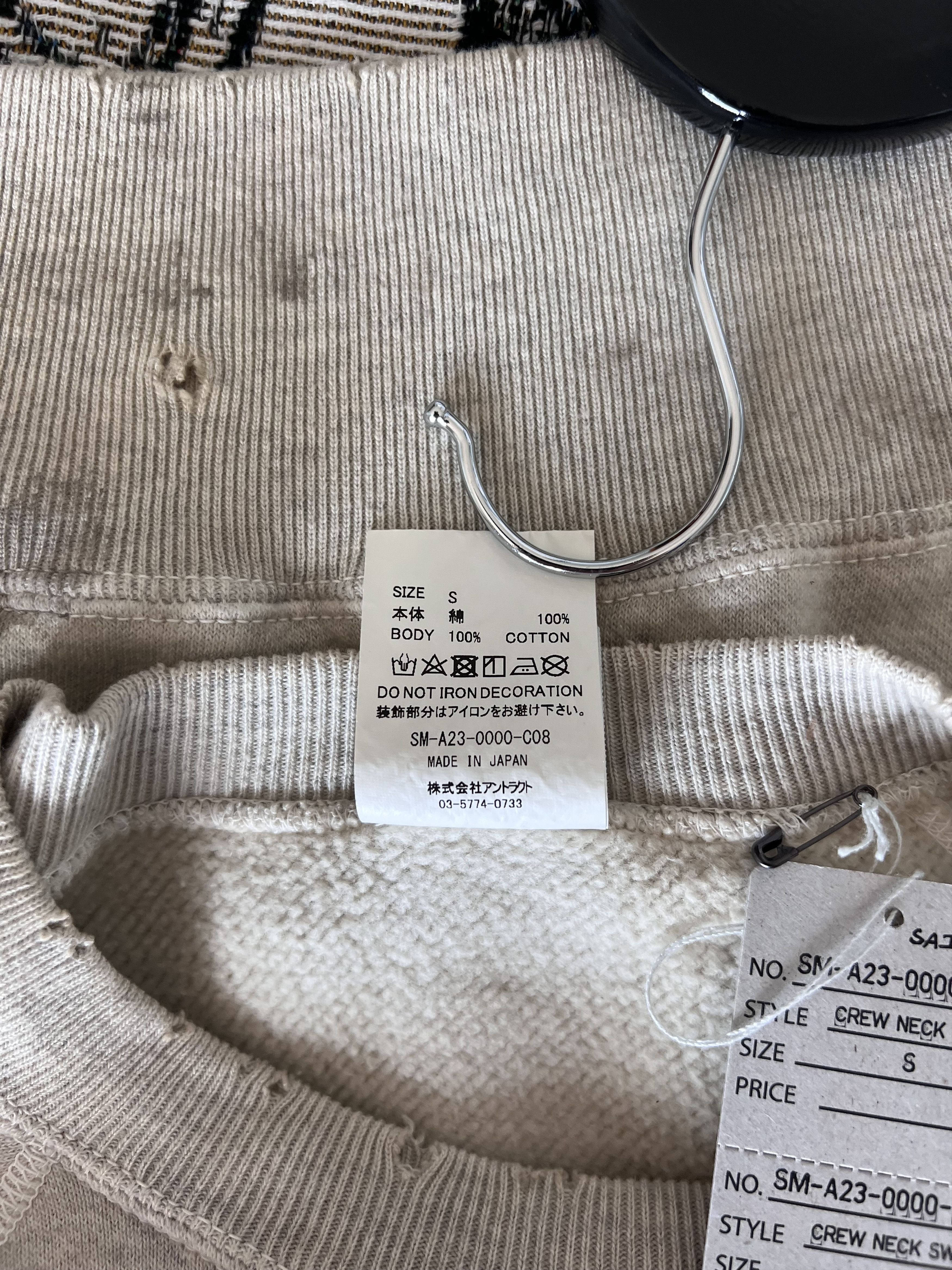 Saint Michael Saint Michael Noritake Kinashi Norida Crewneck Sweatshirt Size US S / EU 44-46 / 1 - 10 Thumbnail