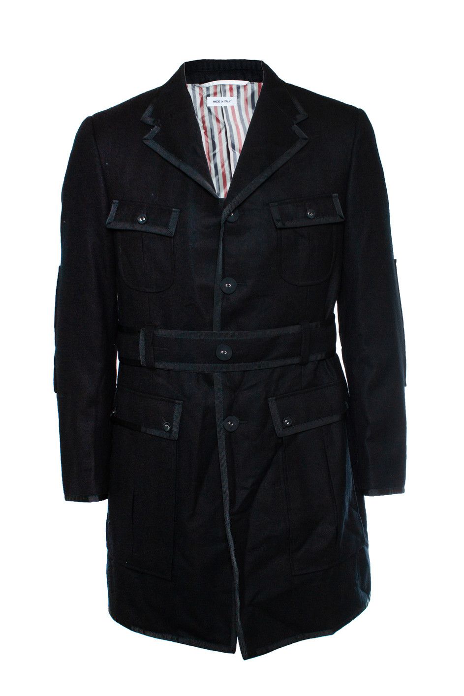 Thom Browne Thom Browne, Black trench coat Size US L / EU 52-54 / 3 - 1 Thumbnail