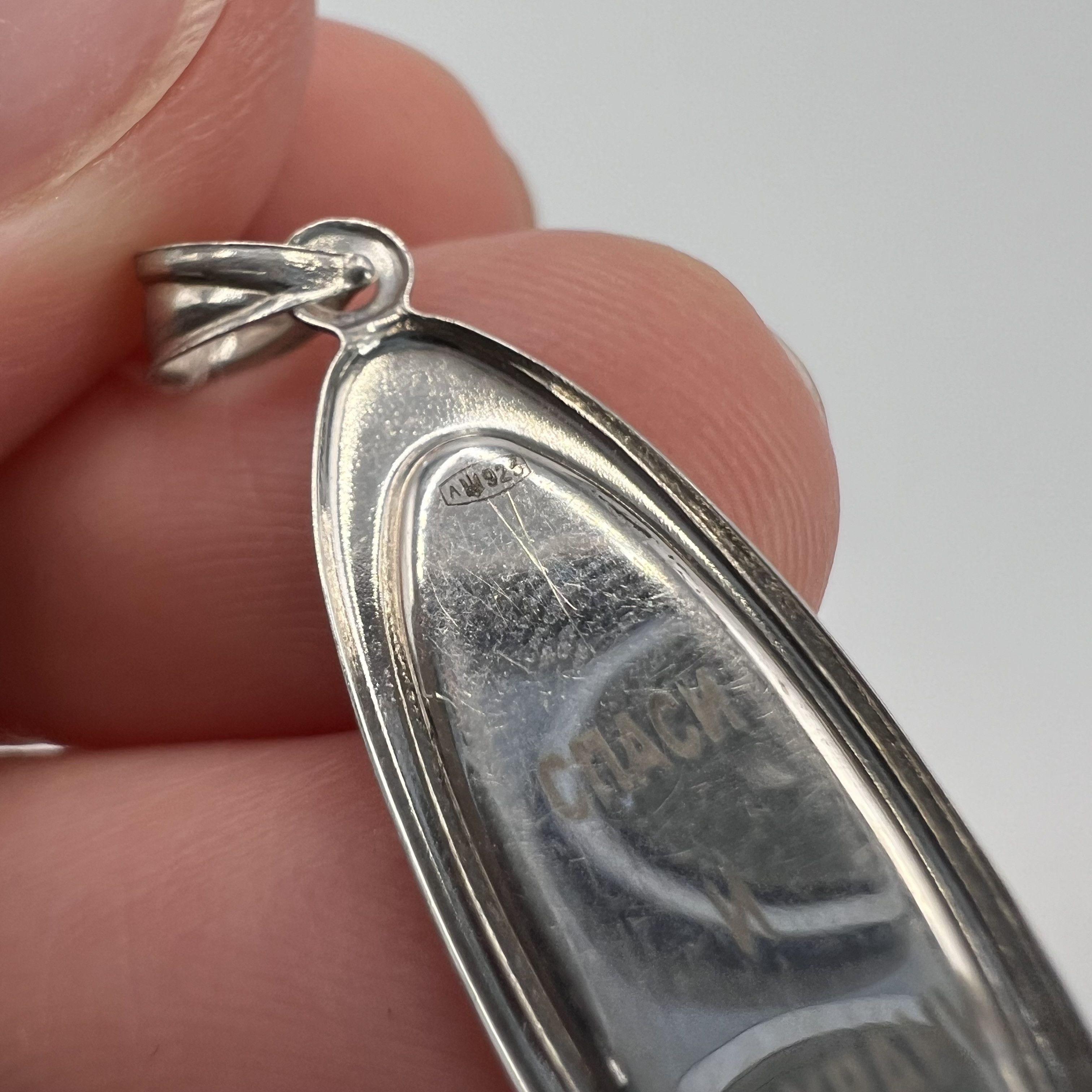 Vintage Vintage Pendant Icon Sterling Silver 925 Enamel 1.44gr Size ONE SIZE - 5 Thumbnail