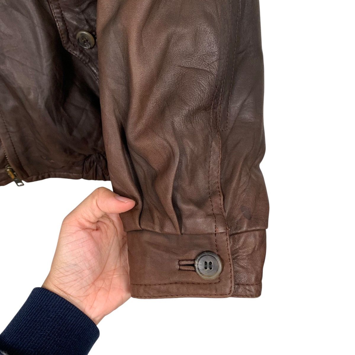 Other Remo Mercalli Leather Jacket Made In Italy Size US M / EU 48-50 / 2 - 13 Thumbnail