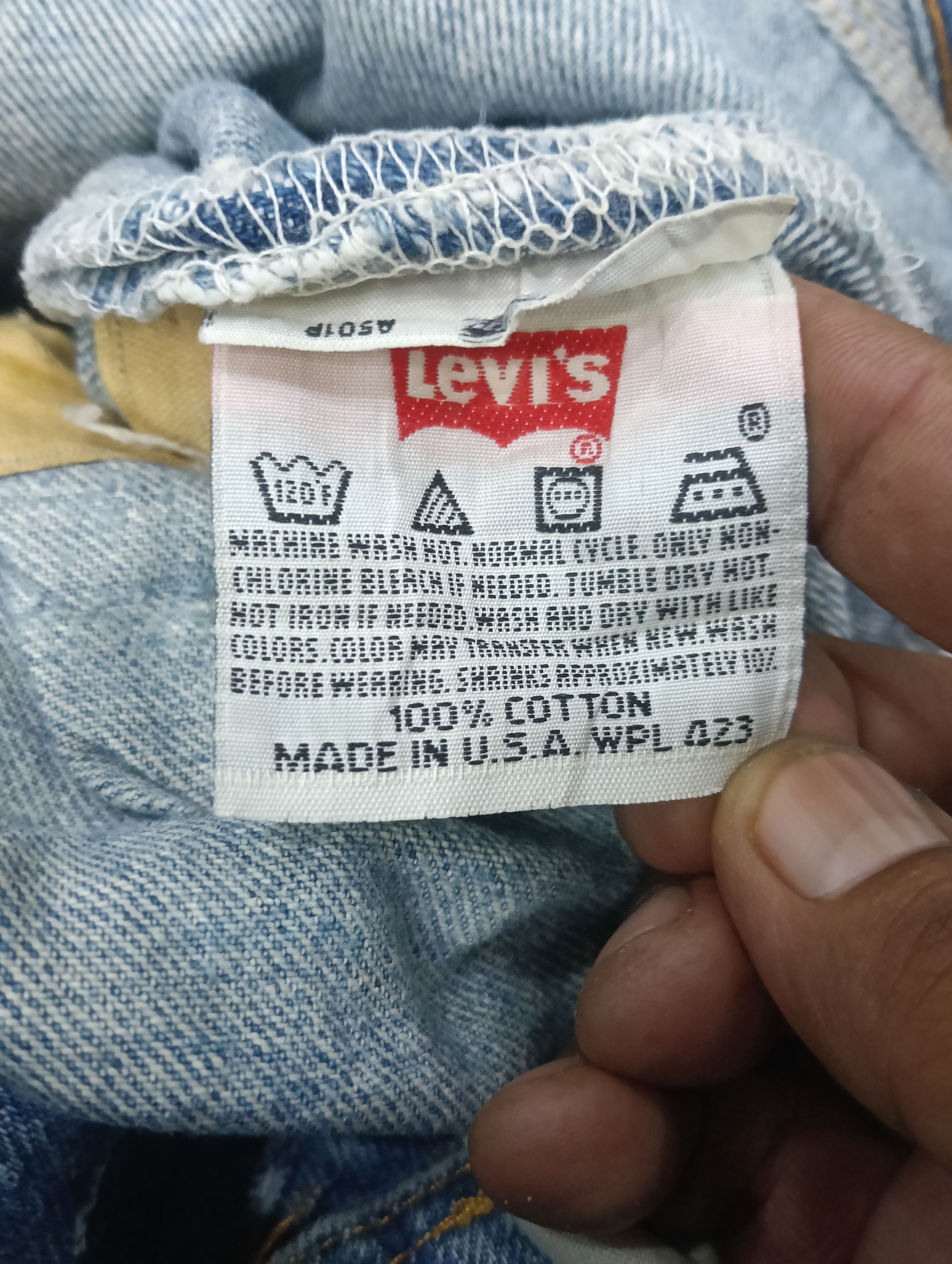Levi's Vintage Clothing Vintage 501 Distressed Size US 34 / EU 50 - 8 Thumbnail