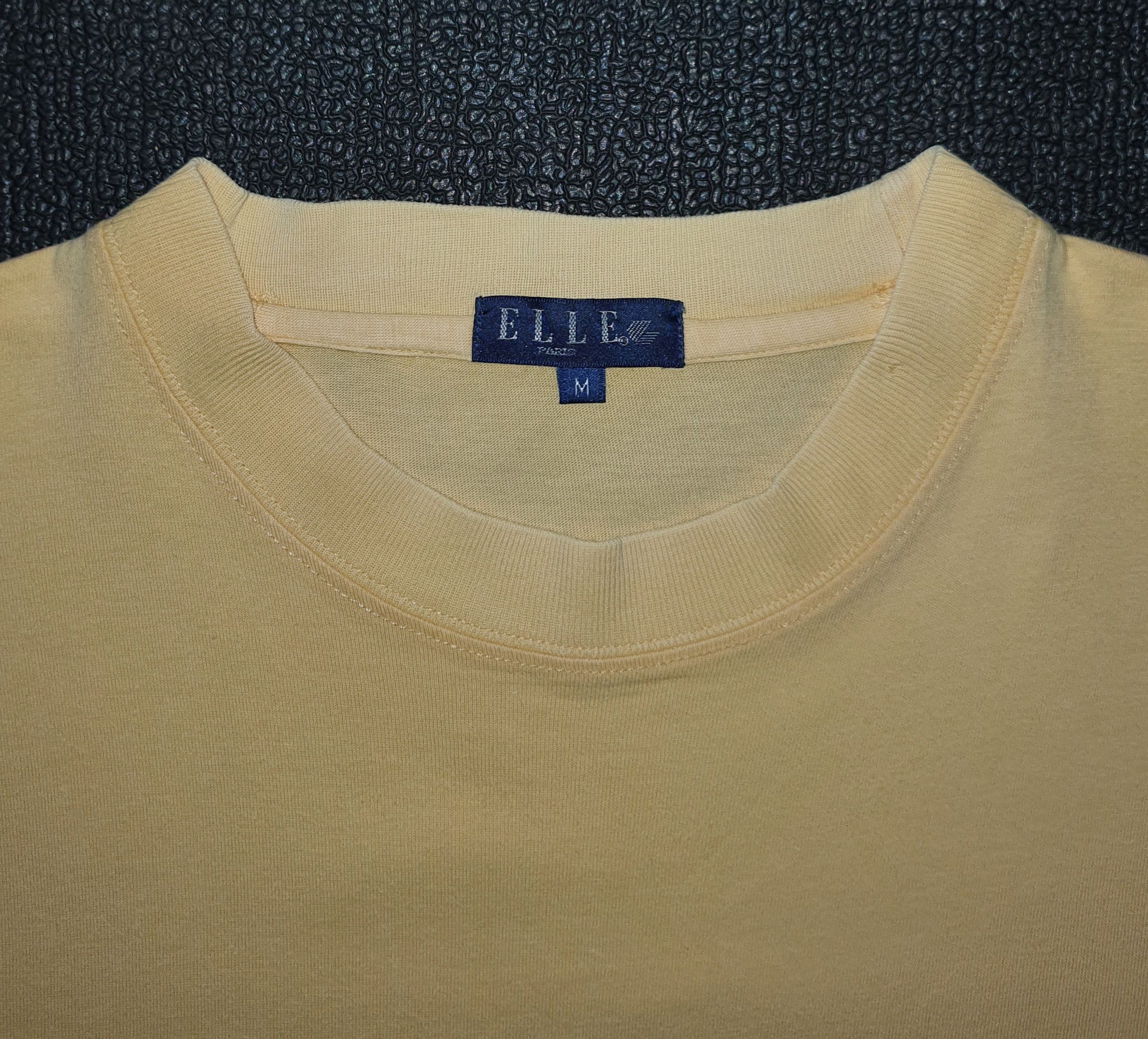 Vintage Vintage 90s ELLE Paris T shirt size Medium Size US M / EU 48-50 / 2 - 7 Thumbnail