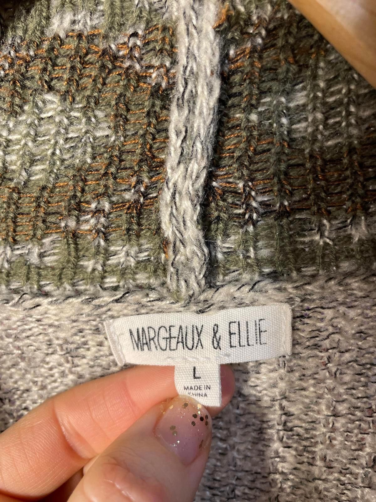 Other Margeaux & Ellie Cardigan Sweater Women's Large Knit Indie Size L / US 10 / IT 46 - 2 Thumbnail