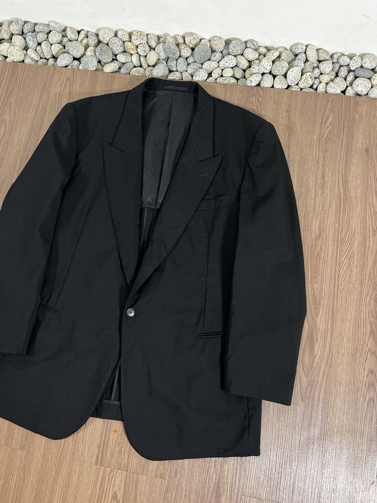 Yves Saint Laurent Yves Saint Laurent pour Homme Blazer Classic Tailored Jacket Size 50R - 4 Thumbnail