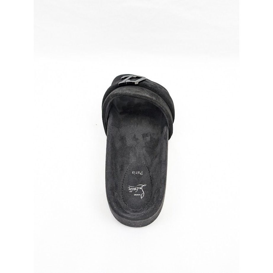 Christian Louboutin o1rshd1 Crosta Varsimule Bizz Flat in Black Size US 11 / EU 44 - 12 Thumbnail
