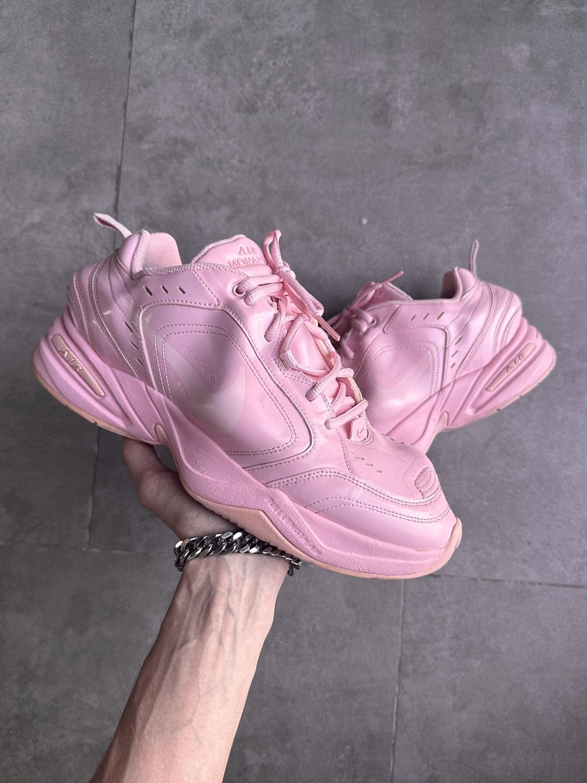 Martine Rose × Nike AIR MONARCH IV MARTINE ROSE PINK Size US 10.5 / EU 43-44 - 1 Thumbnail