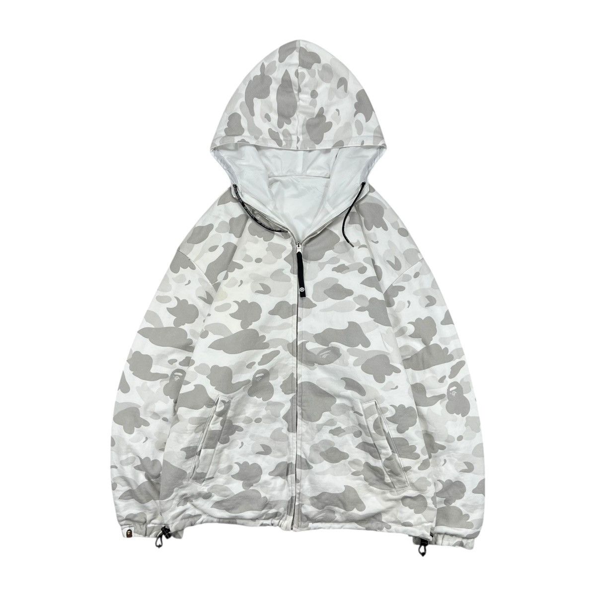 Bape BAPE WHITE CAMOUFLAGE 2 WAY HOODIE Size US M / EU 48-50 / 2 - 1 Thumbnail