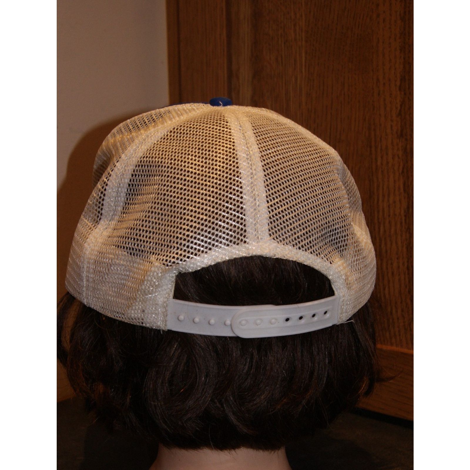 Vintage VTG Amik Lodge Deer Lake Ontario Canada Blue Trucker Hat Cap Size ONE SIZE - 5 Thumbnail