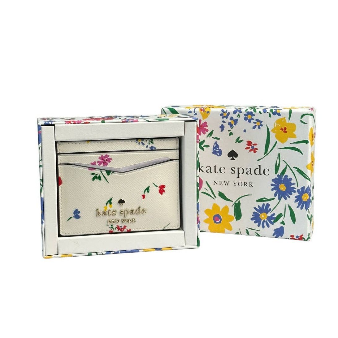 Kate Spade Kate Spade Staci Garden Bouquet Boxed Small Card Holder Size ONE SIZE - 3 Thumbnail