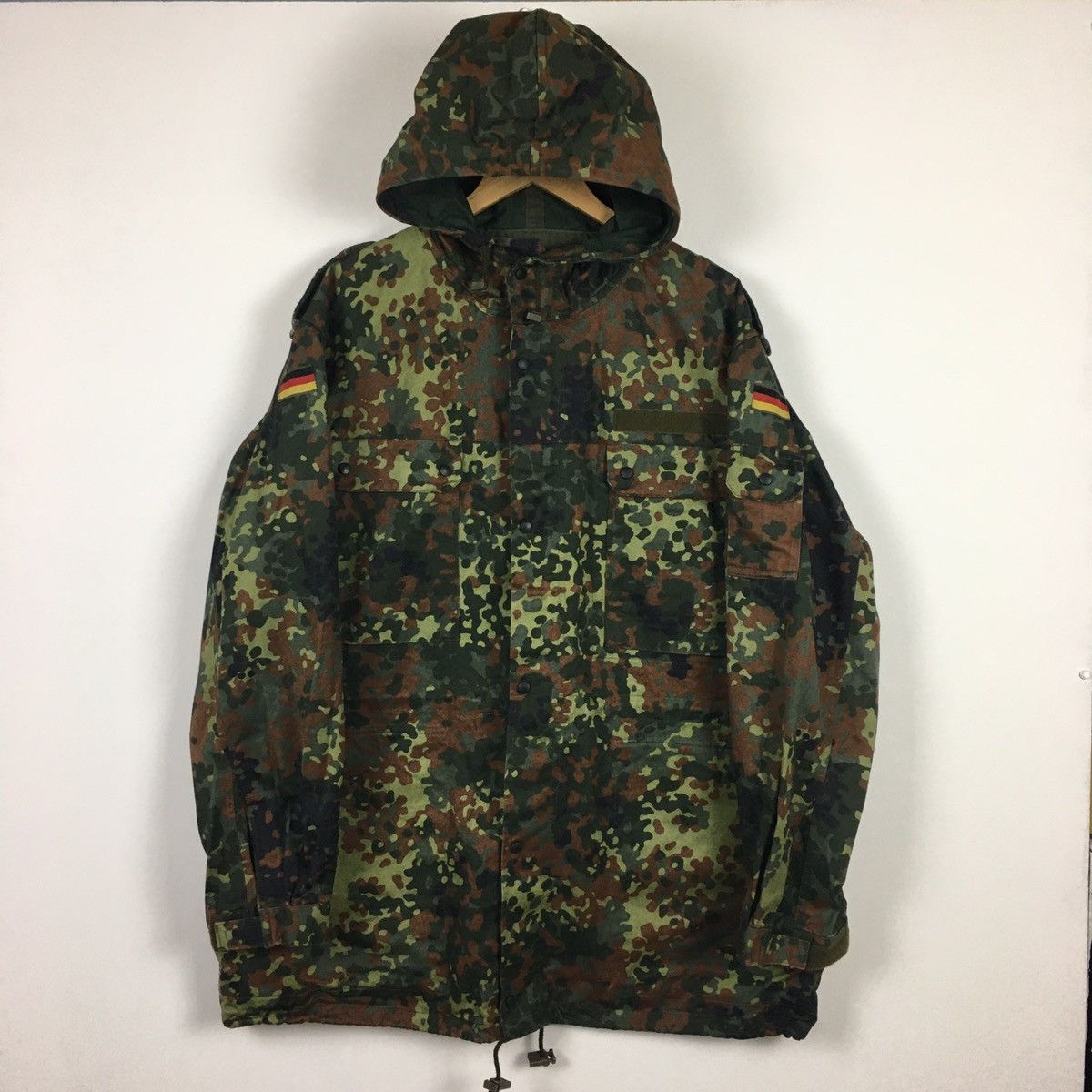 Vintage Vtg 98 Scharrer Untergrb German Camouflage Field Jacket Size US L / EU 52-54 / 3 - 1 Thumbnail