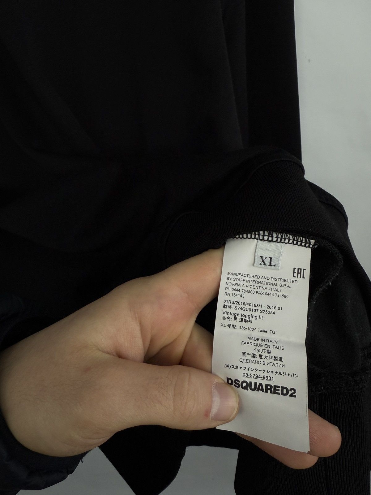 Dsquared2 🇮🇹 Y2K Dsquared2 Classic Sweatshirt Made in Italy Rare Retro Size US XL / EU 56 / 4 - 6 Thumbnail
