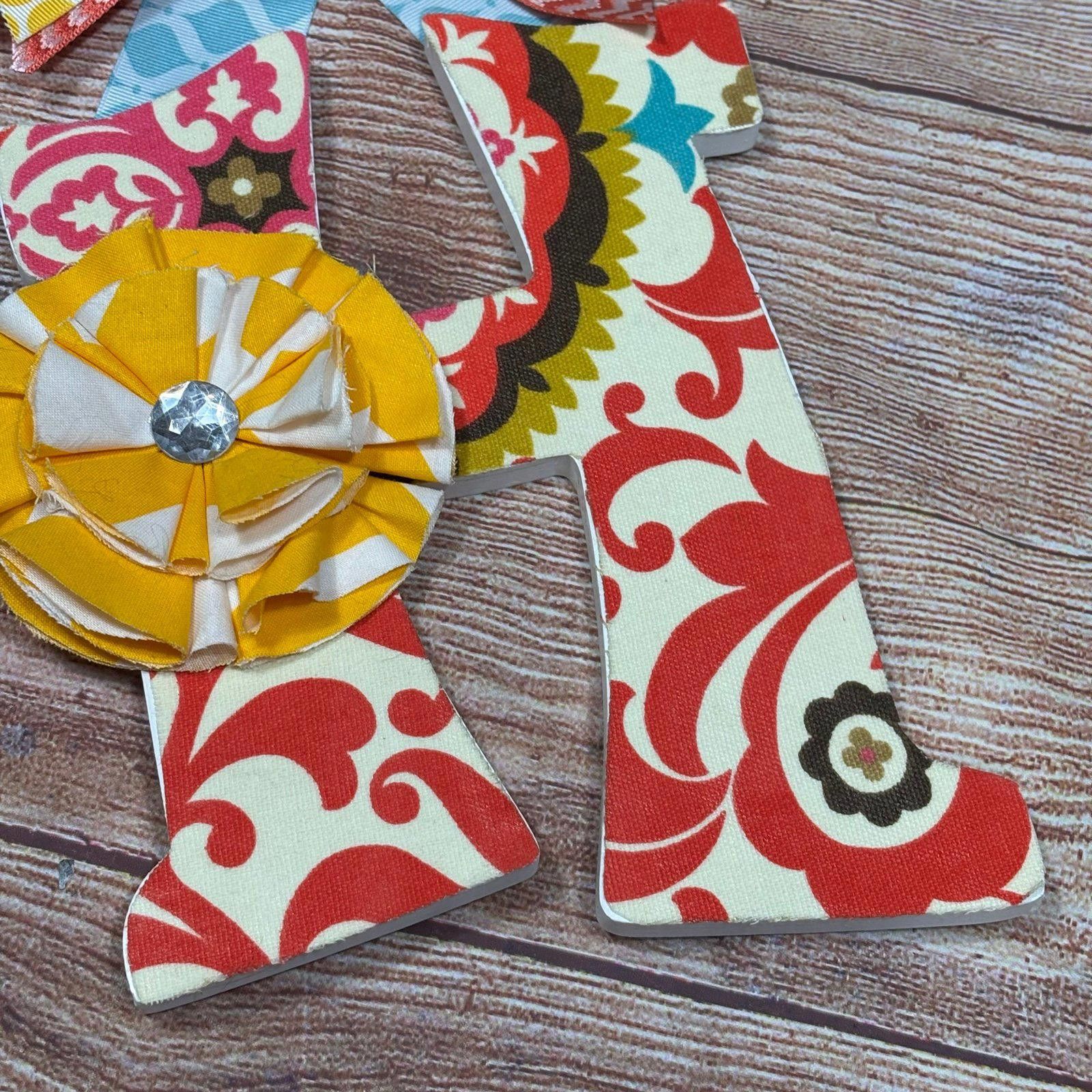 Other Handmade Fabric Letter H Wall Decor Size ONE SIZE - 3 Thumbnail