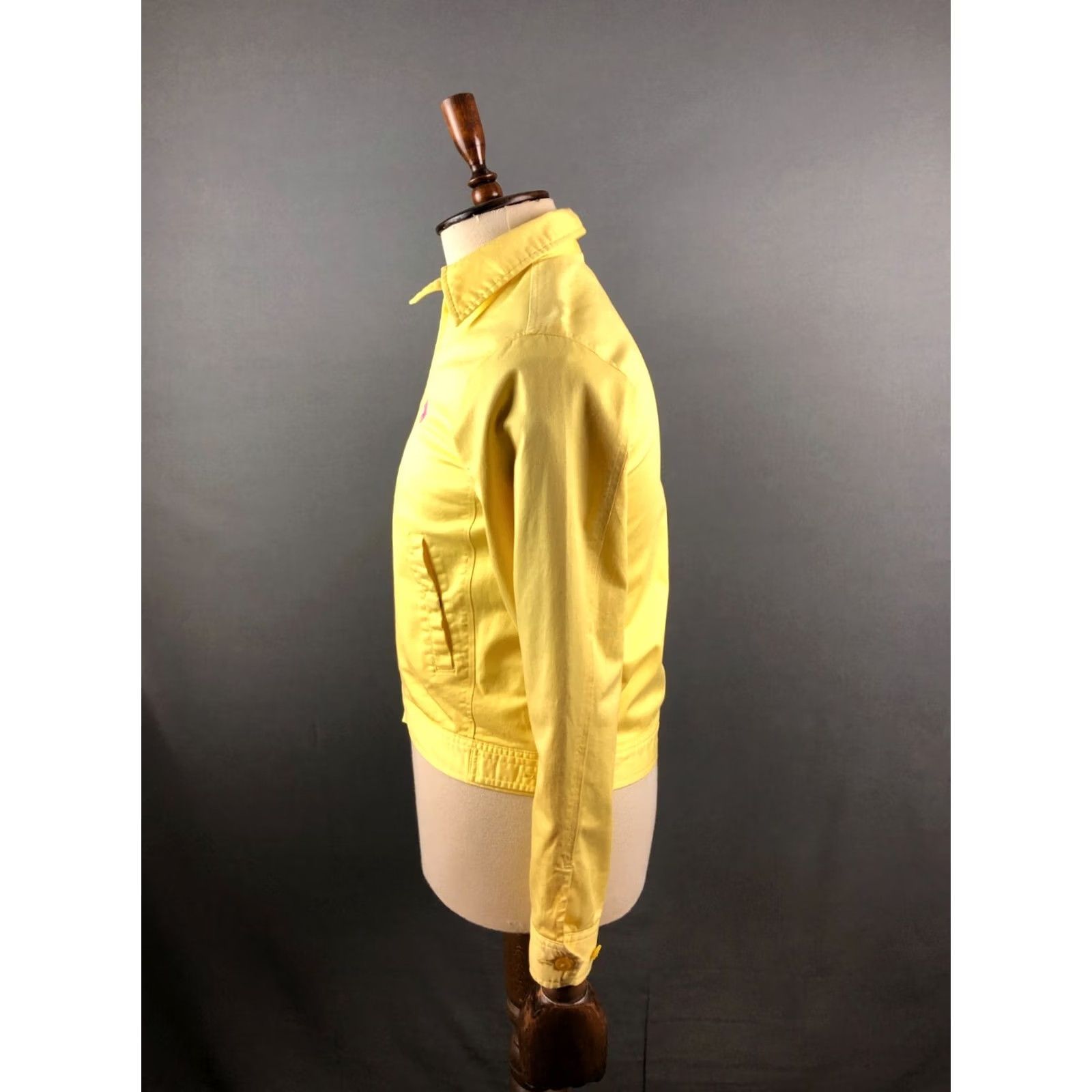 Polo Ralph Lauren Ralph Lauren Sport Jacket Women XS Yellow Full Zip Cotton Size XS / US 0-2 / IT 36-38 - 2 Thumbnail