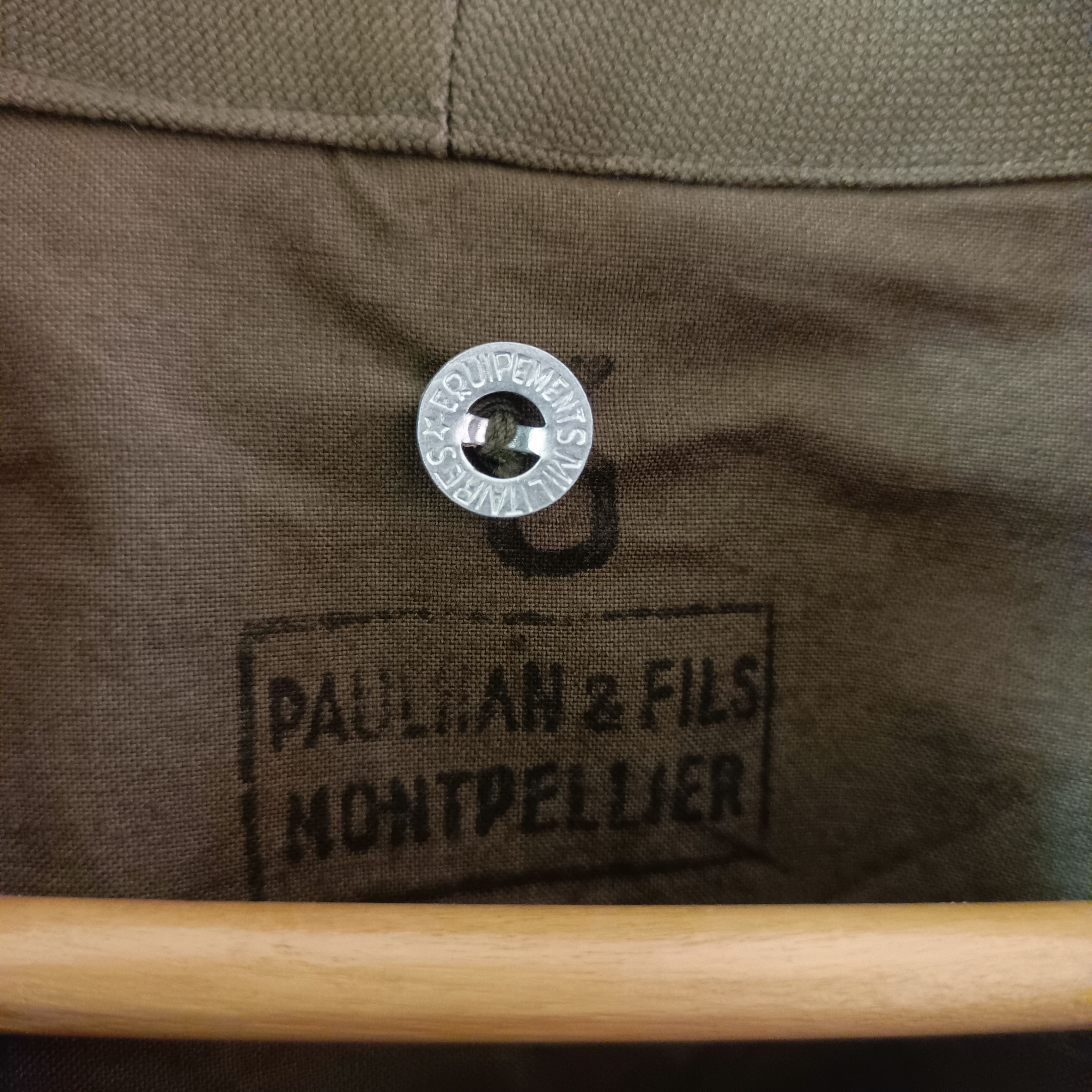 Vintage WWII M35 Paulhan & Fils Montpellier French Army Coat Size US L / EU 52-54 / 3 - 5 Thumbnail