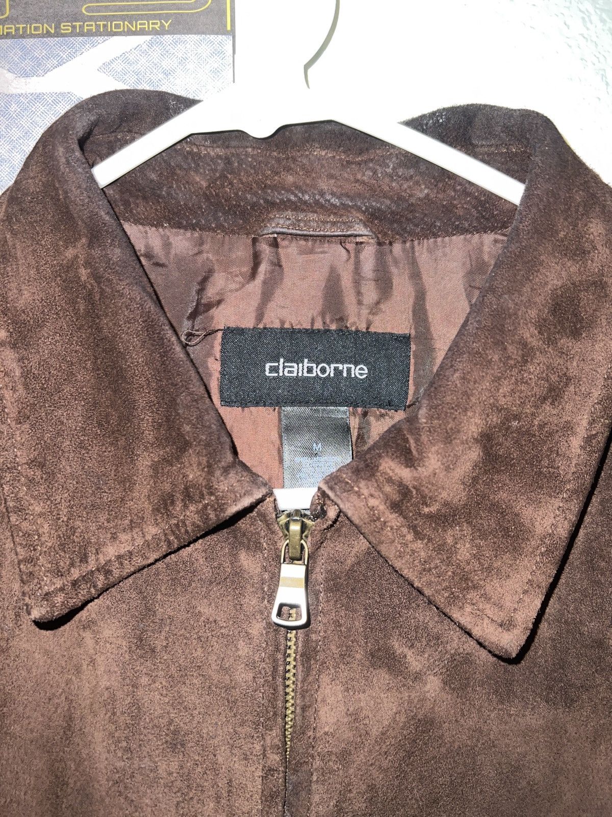 Liz Claiborne Brown Suede Claiborne Jacket Size US M / EU 48-50 / 2 - 3 Thumbnail
