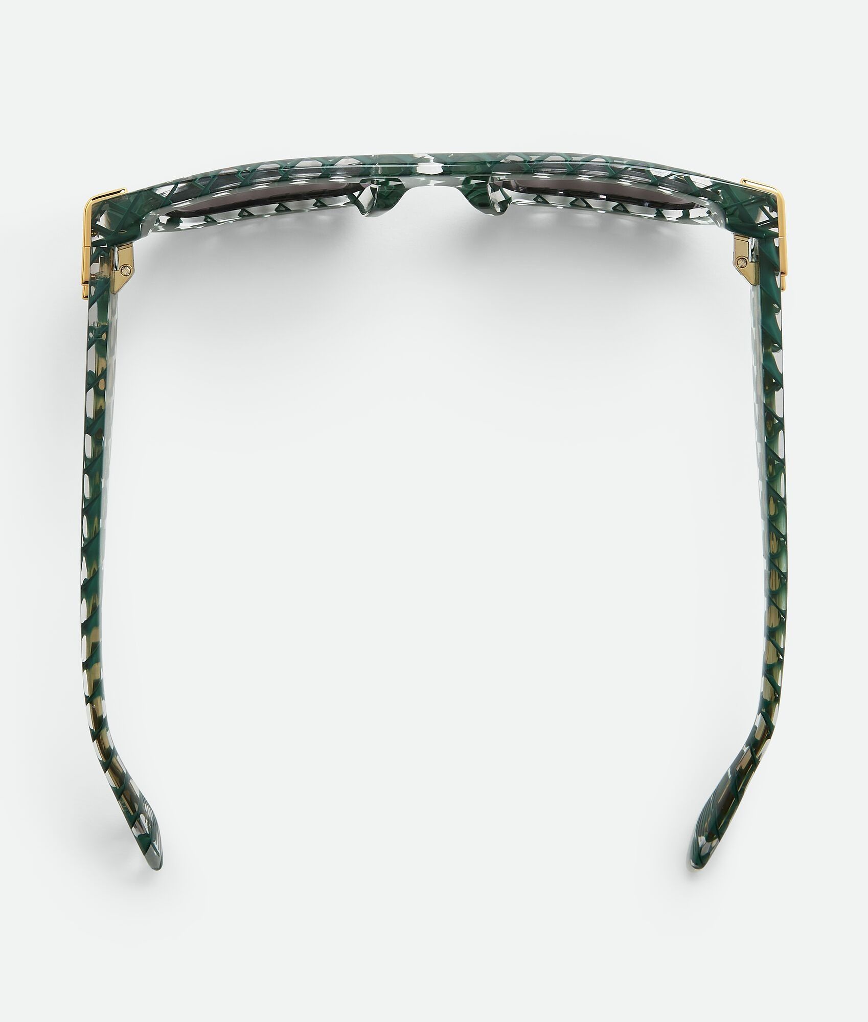 Bottega Veneta o1w1db10126 Size: OS / Mitre Square Sunglasses in Green Size ONE SIZE - 4 Thumbnail