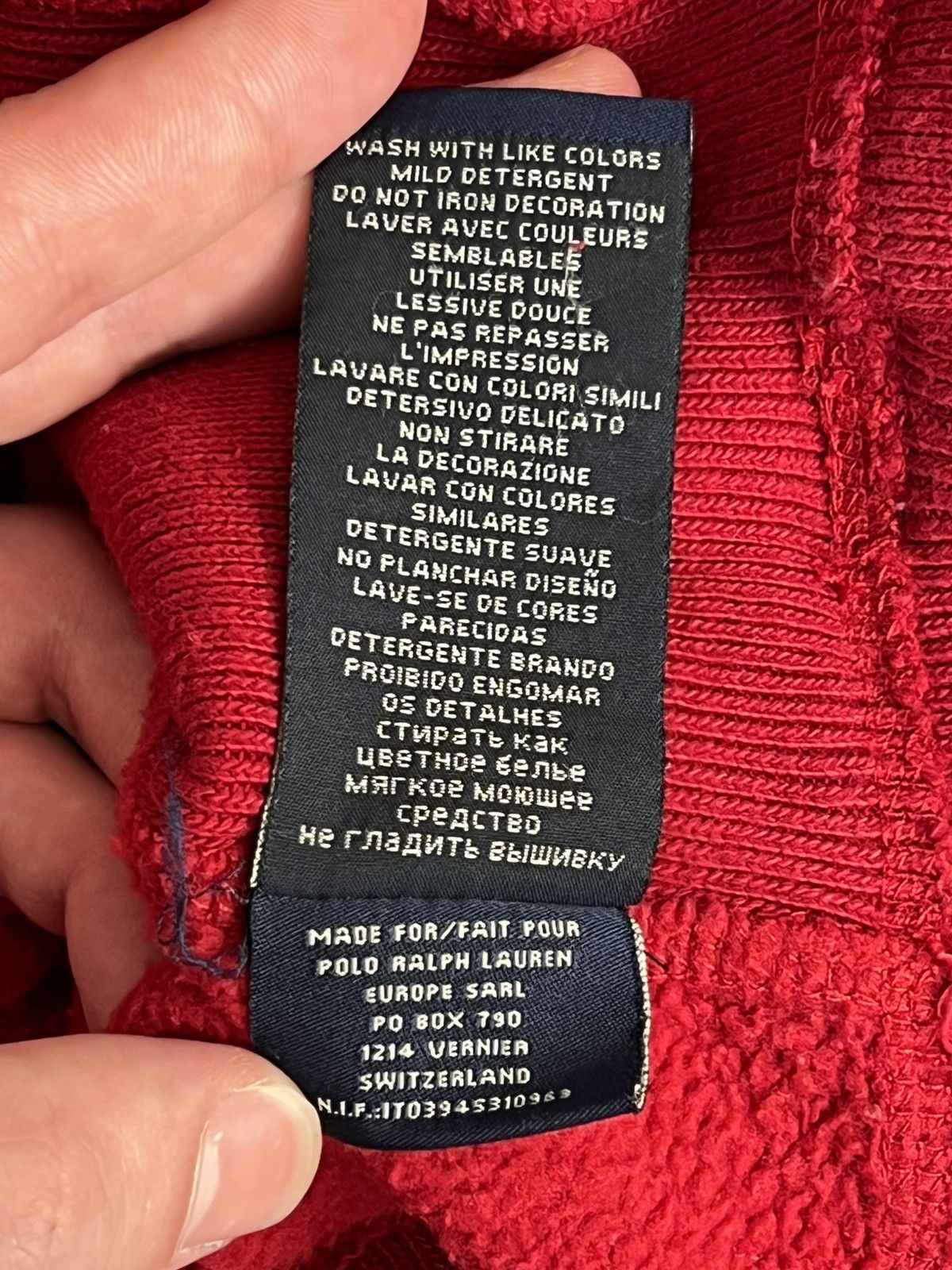 Polo Ralph Lauren 🇺🇸 Vintage Polo Jeans USA Patchwork Flag Hoodie Size US L / EU 52-54 / 3 - 14 Thumbnail