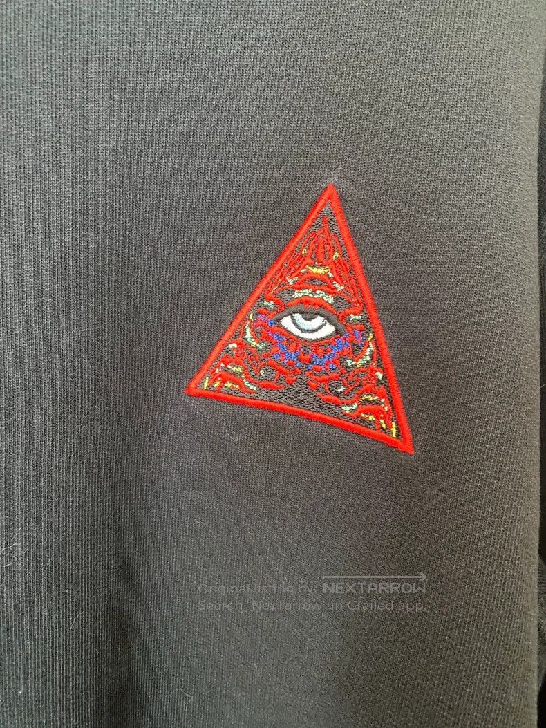 Givenchy Givenchy Black Embroidered Crewneck Sweatshirt Size US L / EU 52-54 / 3 - 4 Thumbnail