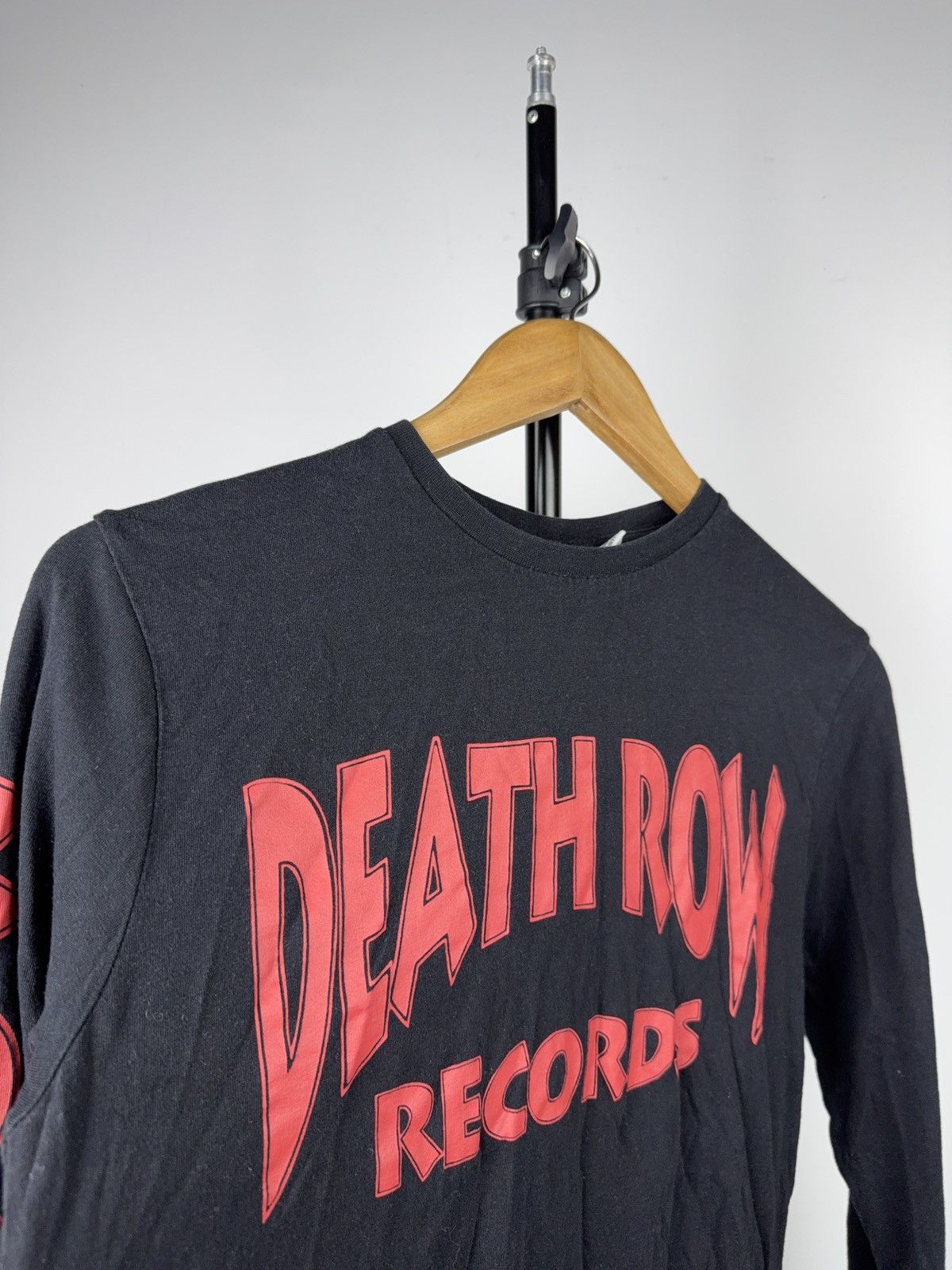 Band Tees 00s Death Row Records Long Sleeve Tee Classic Rap Logo Size US XS / EU 42 / 0 - 8 Thumbnail