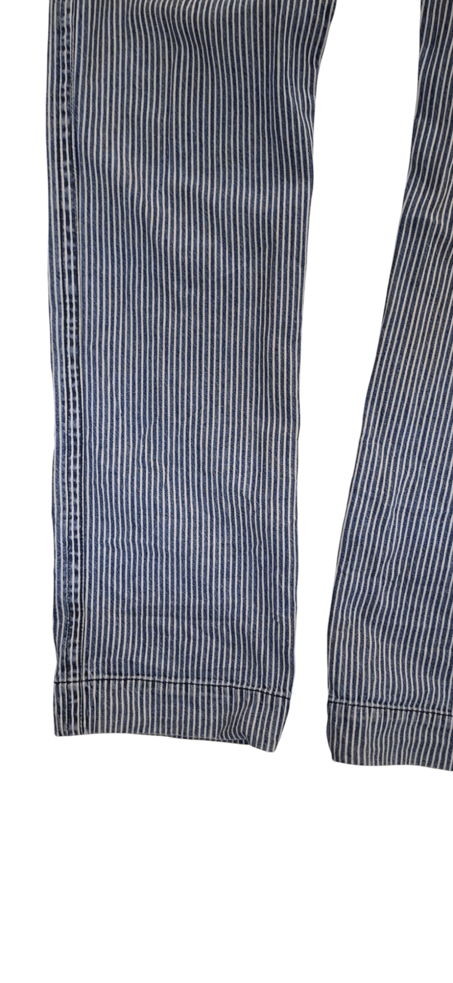 5351 POUR LES HOMMES × If Six Was Nine × Japanese Brand 291295 Homme Hickory Stripe 6 Pocket Trousers Pants Size US 32 / EU 48 - 6 Thumbnail