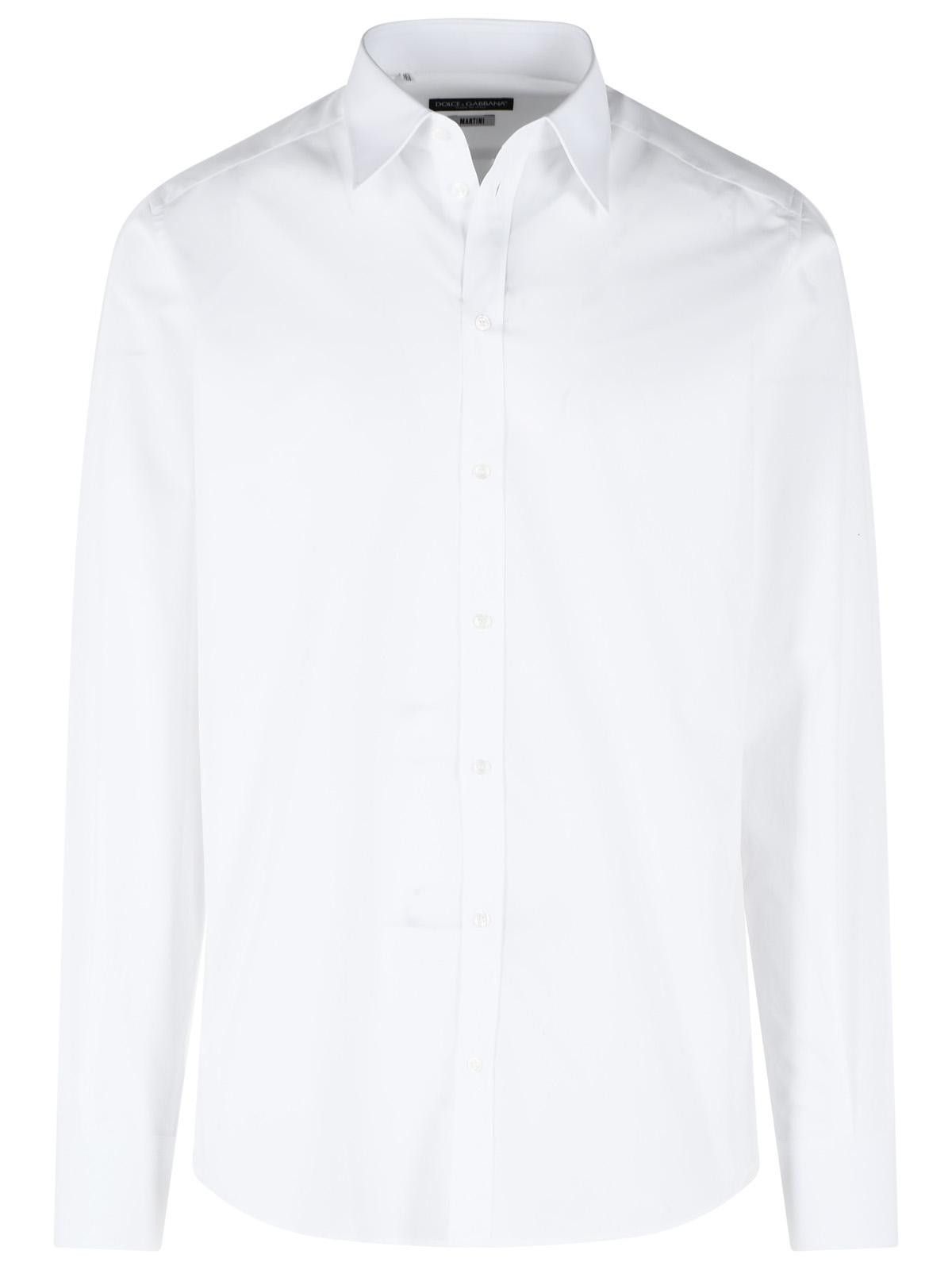 Dolce & Gabbana DOLCE & GABBANA White Cotton Shirt Size US XL / EU 56 / 4 - 1 Thumbnail