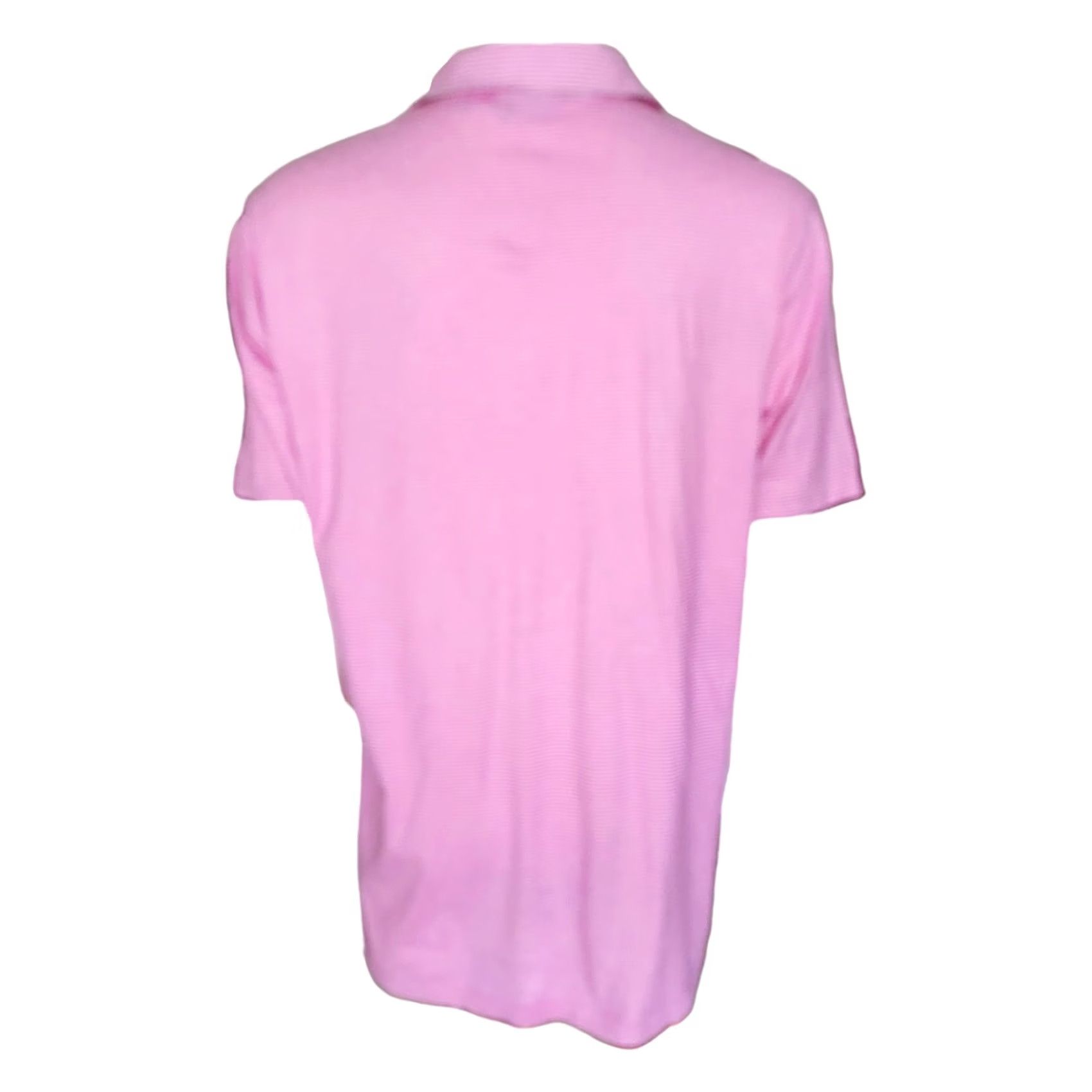 Polo Ralph Lauren Ralph Lauren Polo Golf Vintage Lisle Pink Stripe Polo Shirt XL - Pink with White Stripes, Short Sleeve, Collared, 100% Pima Cotton, Classic Fit, Peru Size US XL / EU 56 / 4 - 2 Thumbnail