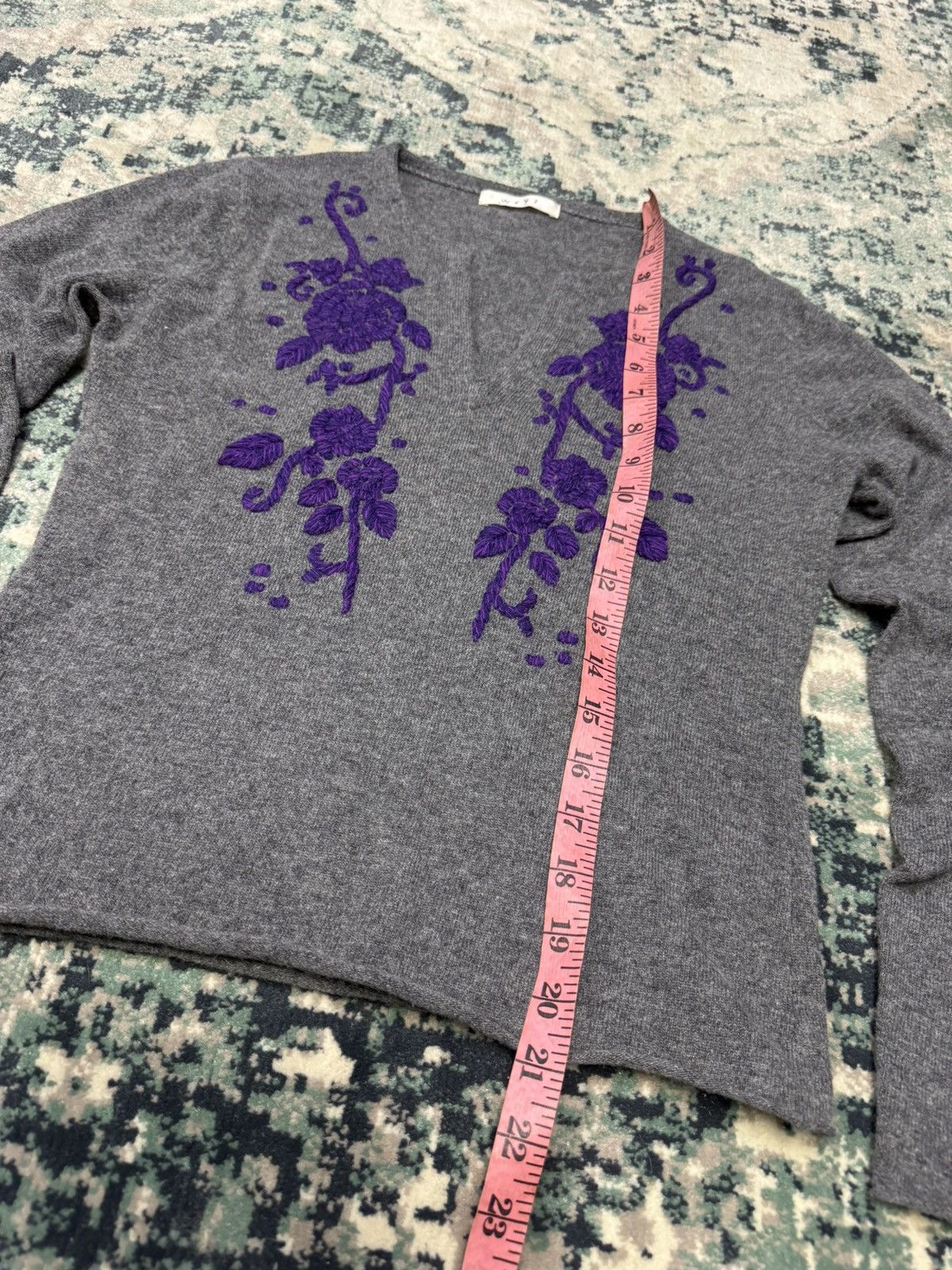 Japanese Brand × Y's × Yohji Yamamoto VTG WXYZ WORKSHOP BY YOHJI YAMAMOTO KNITWEAR TOP SHIRT Size S / US 4 / IT 40 - 3 Thumbnail