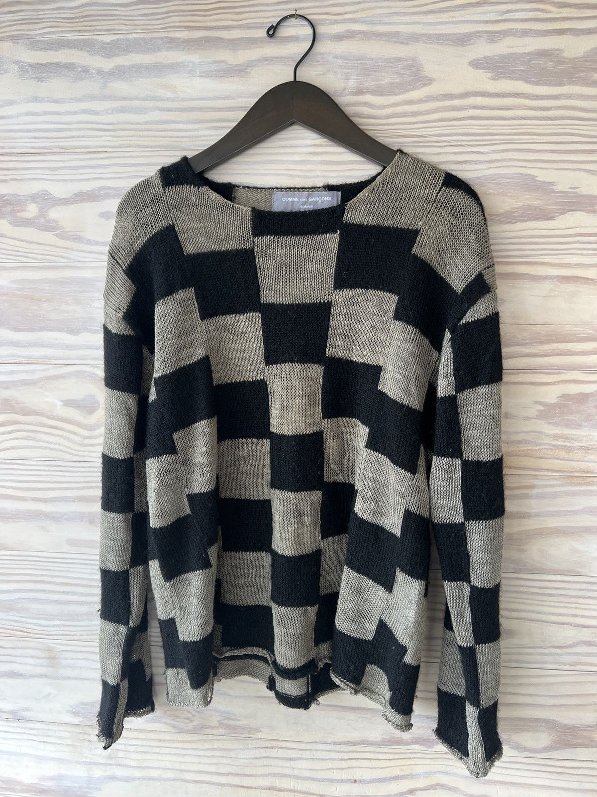 Comme des Garçons 1999 Fall/Winter linen and wool sweater