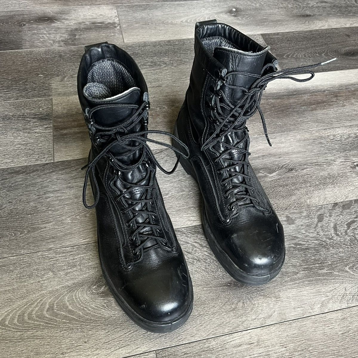 Vintage 97 Black 10.5 Leather Combat Boot COVE Military Steel-toe BILTRITE NWB Vintage 97 Black 10.5 Leather Combat Boot COVE Military  main image 2