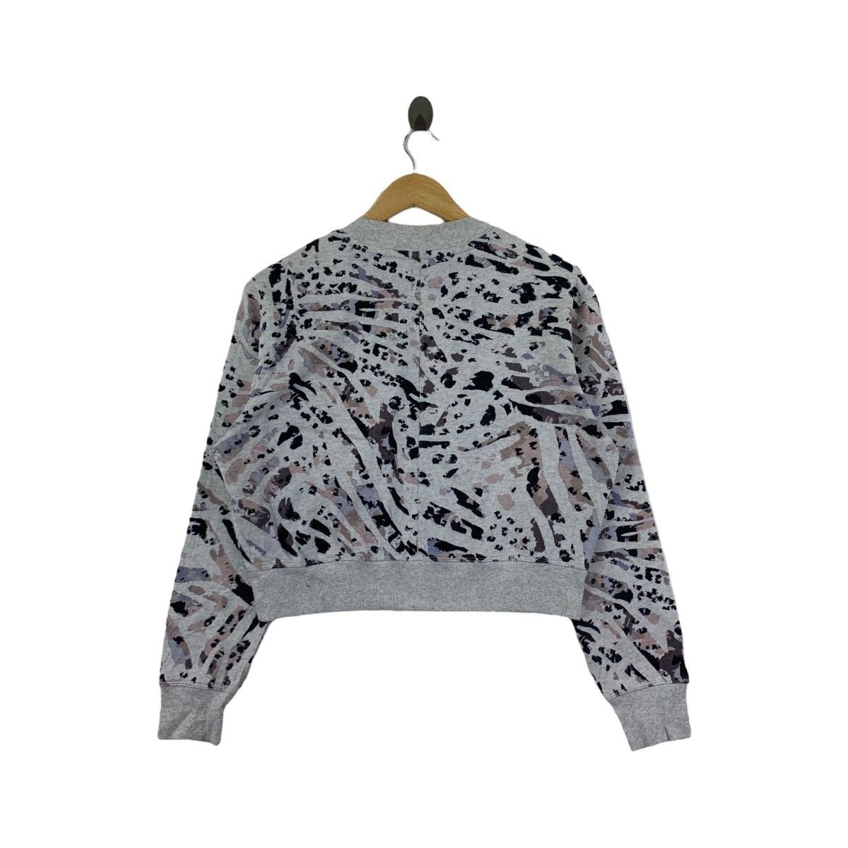 Calvin Klein CALVIN KLEIN Performance Overprint Design Grey Crop Top Size S / US 4 / IT 40 - 3 Thumbnail