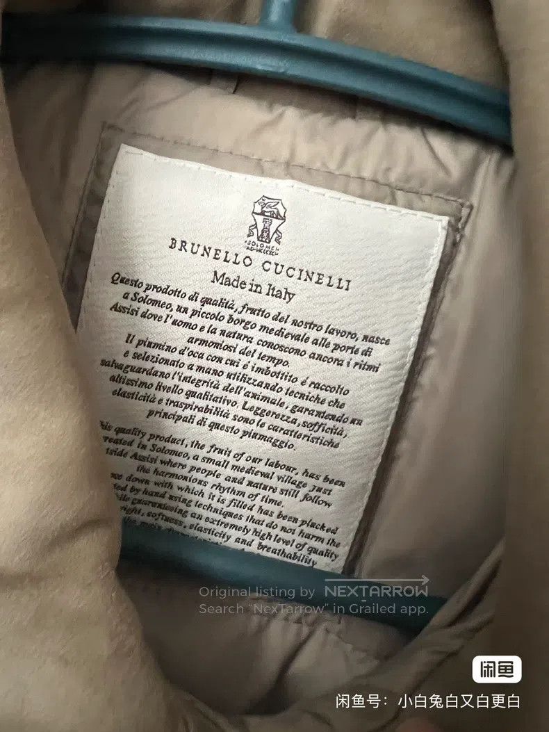 Brunello Cucinelli Brunello Cucinelli Down Deerhide Vest Jacket Size XS / US 0-2 / IT 36-38 - 4 Thumbnail