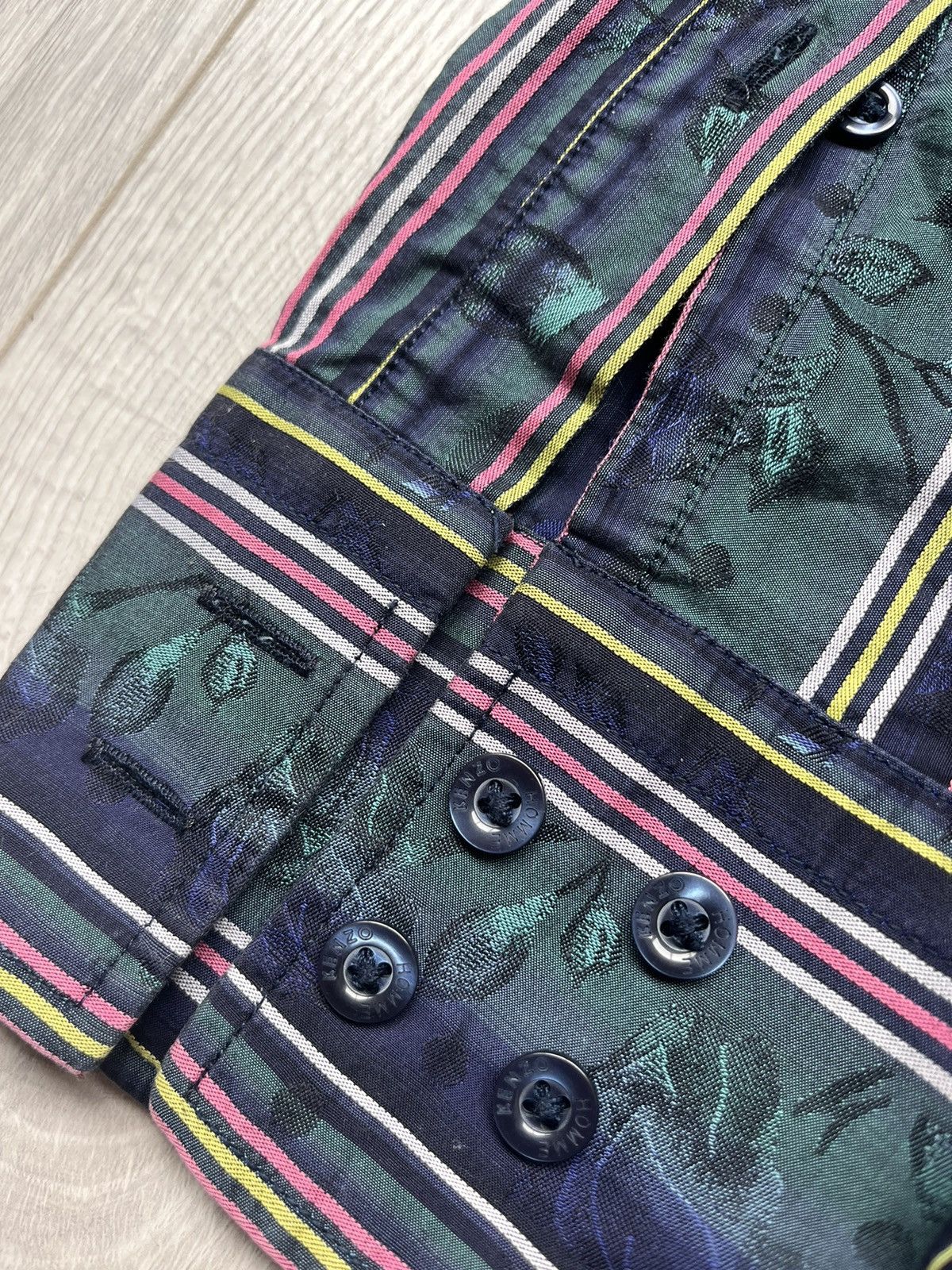 Kenzo Kenzo homme striped button M shirt Size US M / EU 48-50 / 2 - 7 Thumbnail