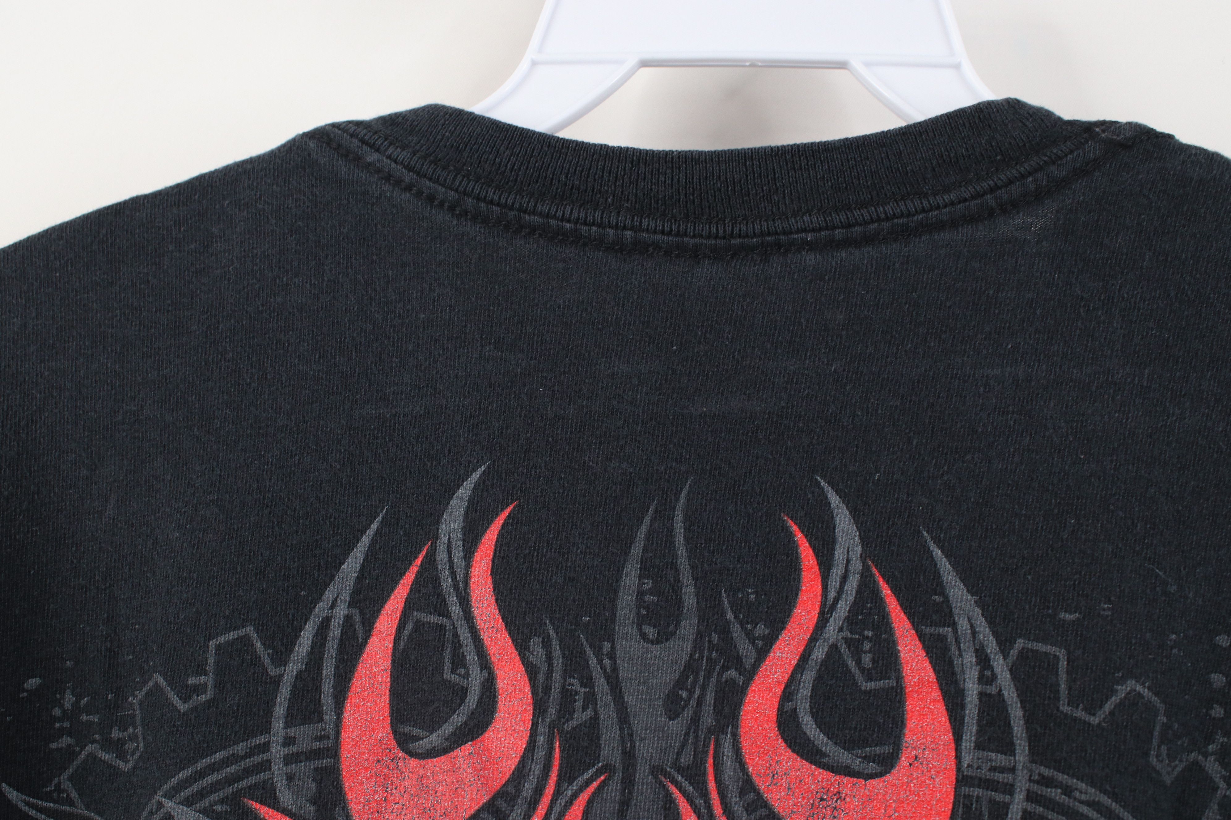 Vintage Vintage Y2K Eldora Speedway Fire Flames Tribal Skull T-Shirt Size US L / EU 52-54 / 3 - 10 Thumbnail
