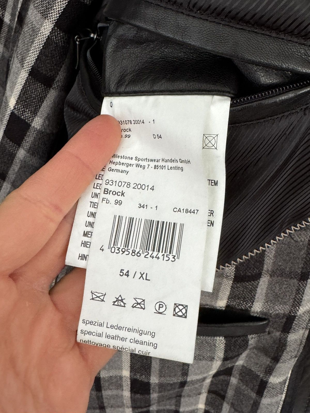 Milestone Milestone Premium Black Leather Jacket Size US XL / EU 56 / 4 - 7 Thumbnail