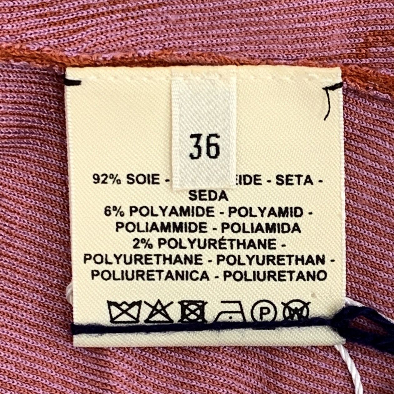 Hermes Hermès Jacquard All Over Print Short Sleeve T-shirt K26WX Size S / US 4 / IT 40 - 6 Thumbnail