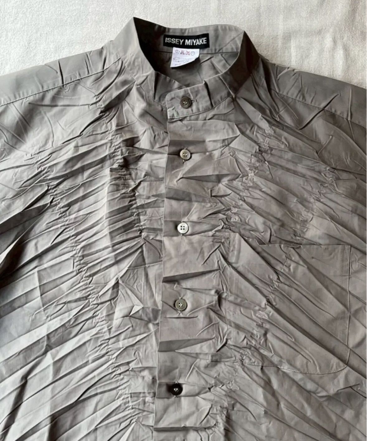 Issey Miyake ISSEY MIYAKE 1993AW Pleats Shirt Size US M / EU 48-50 / 2 - 5 Thumbnail