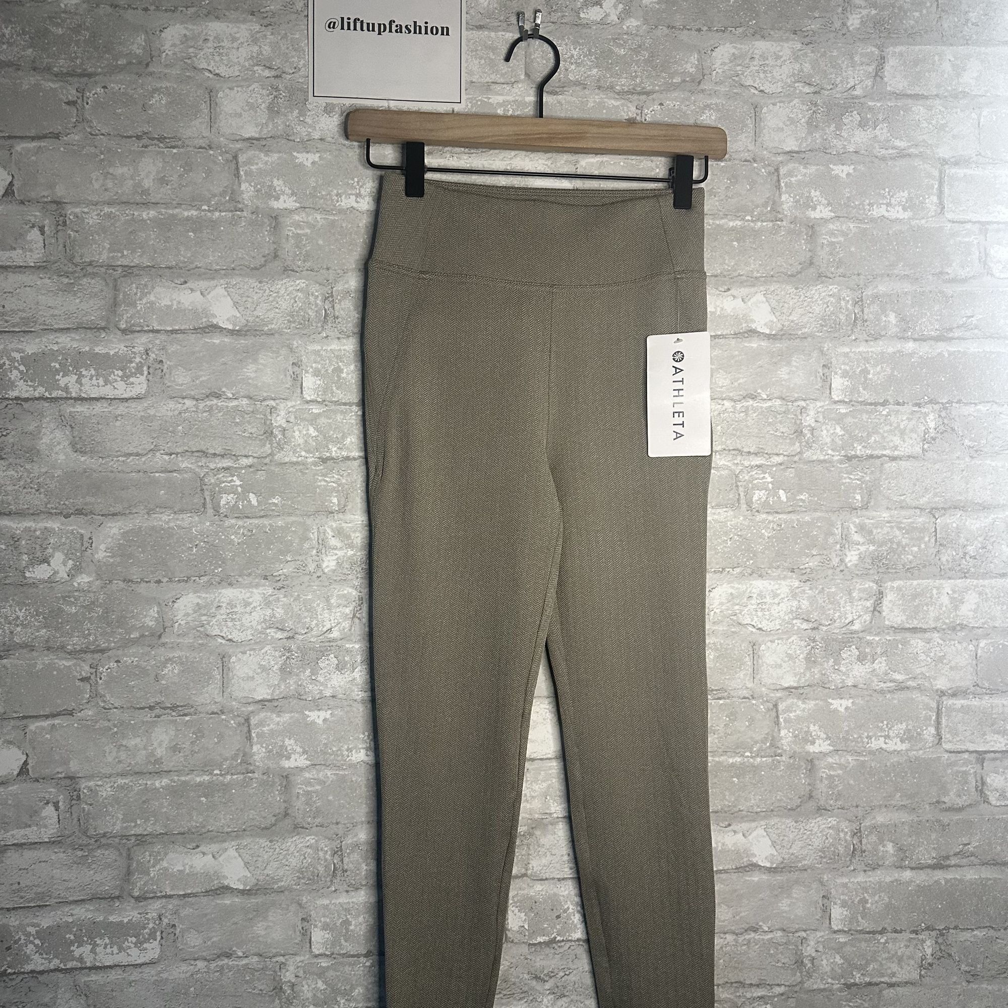 Athleta Athleta Delancey Skyline Herringbone Tight NWT Size XXS Size 24" / US 00 / IT 34 - 2 Thumbnail
