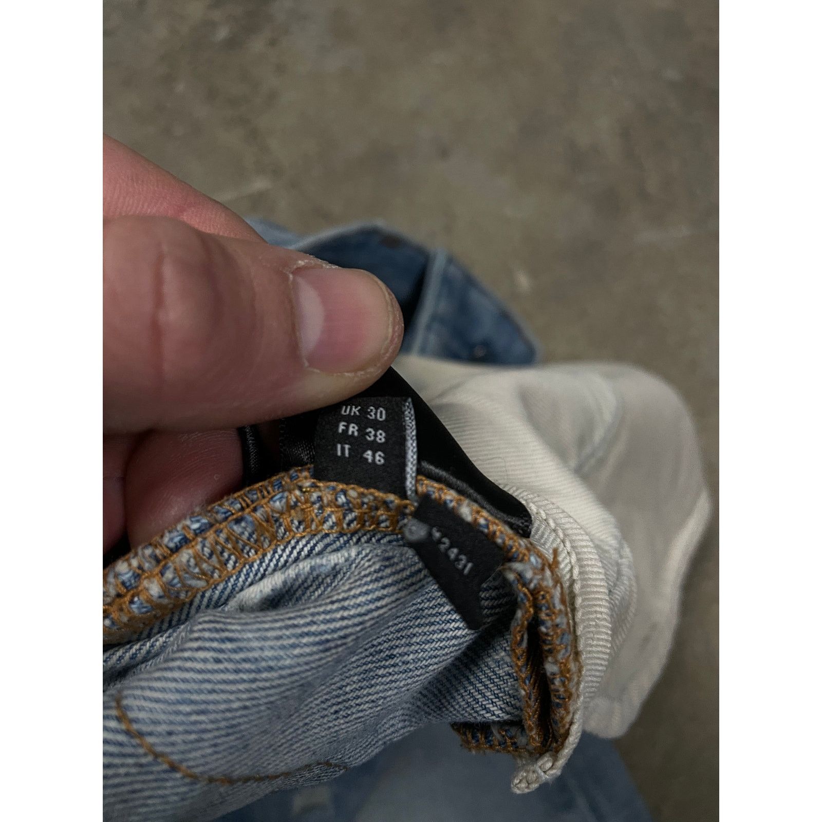 Amiri Amiri MX1 Lightwash Blue Red Patch Used 30 Size US 30 / EU 46 - 5 Thumbnail