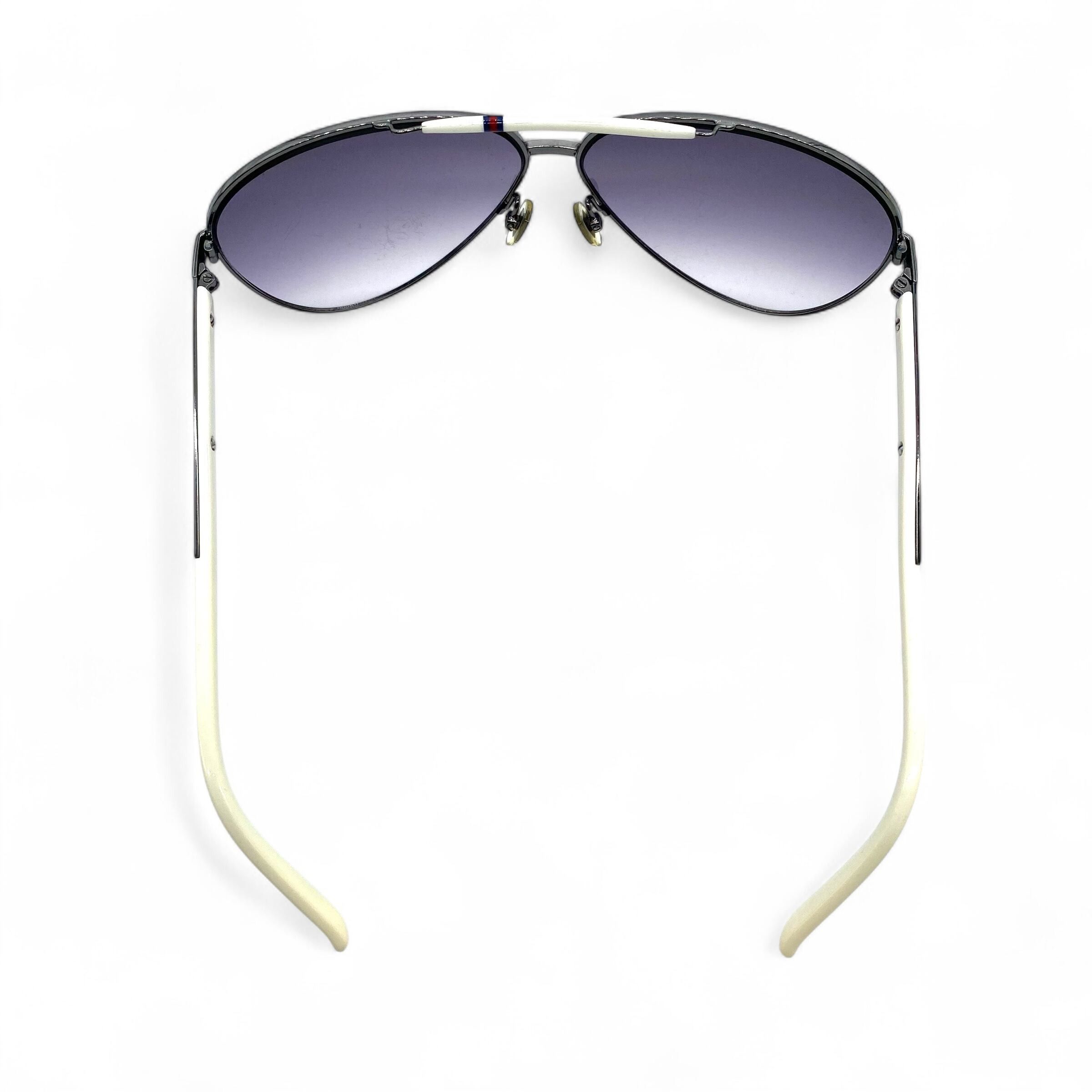Gucci Vintage Gucci Eyewear Teardrop Sunglasses Webline Size ONE SIZE - 4 Thumbnail